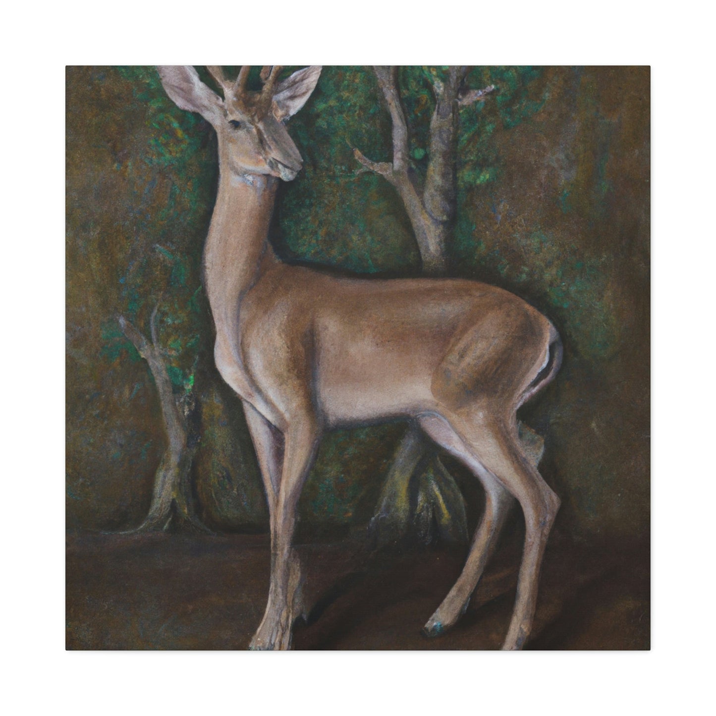 Whitetail Deer Refuge - Canvas