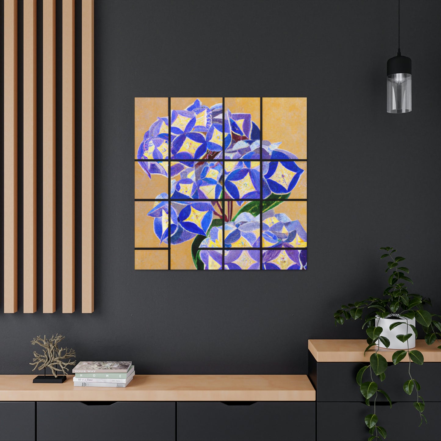 "Hydrangea in Twilight" - Canvas