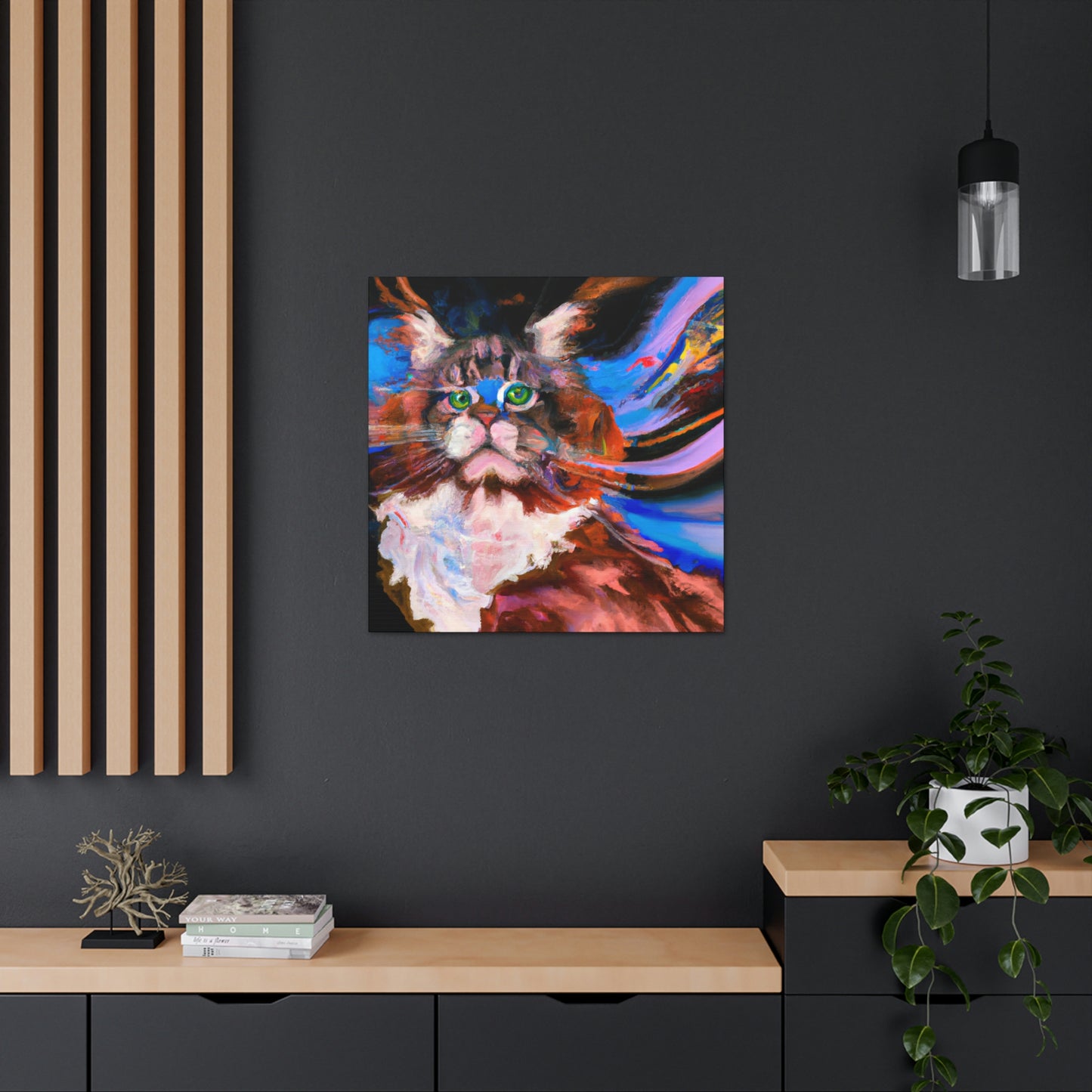 Coon in Cataclysmic Dream - Canvas