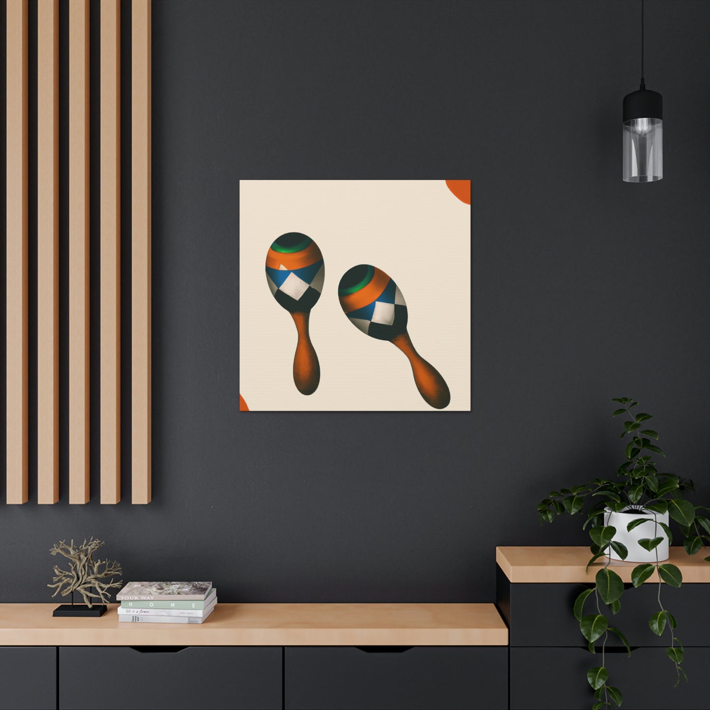 Maracas: A Minimalist Study - Canvas