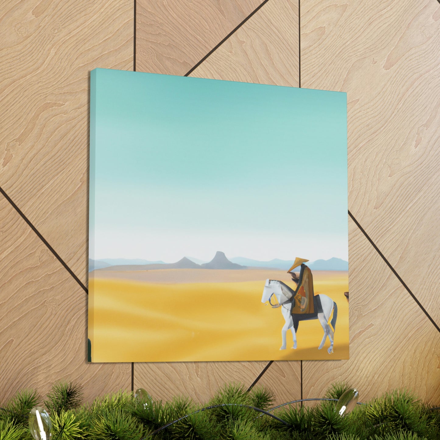 Western Sky Painted Gold - Canvas