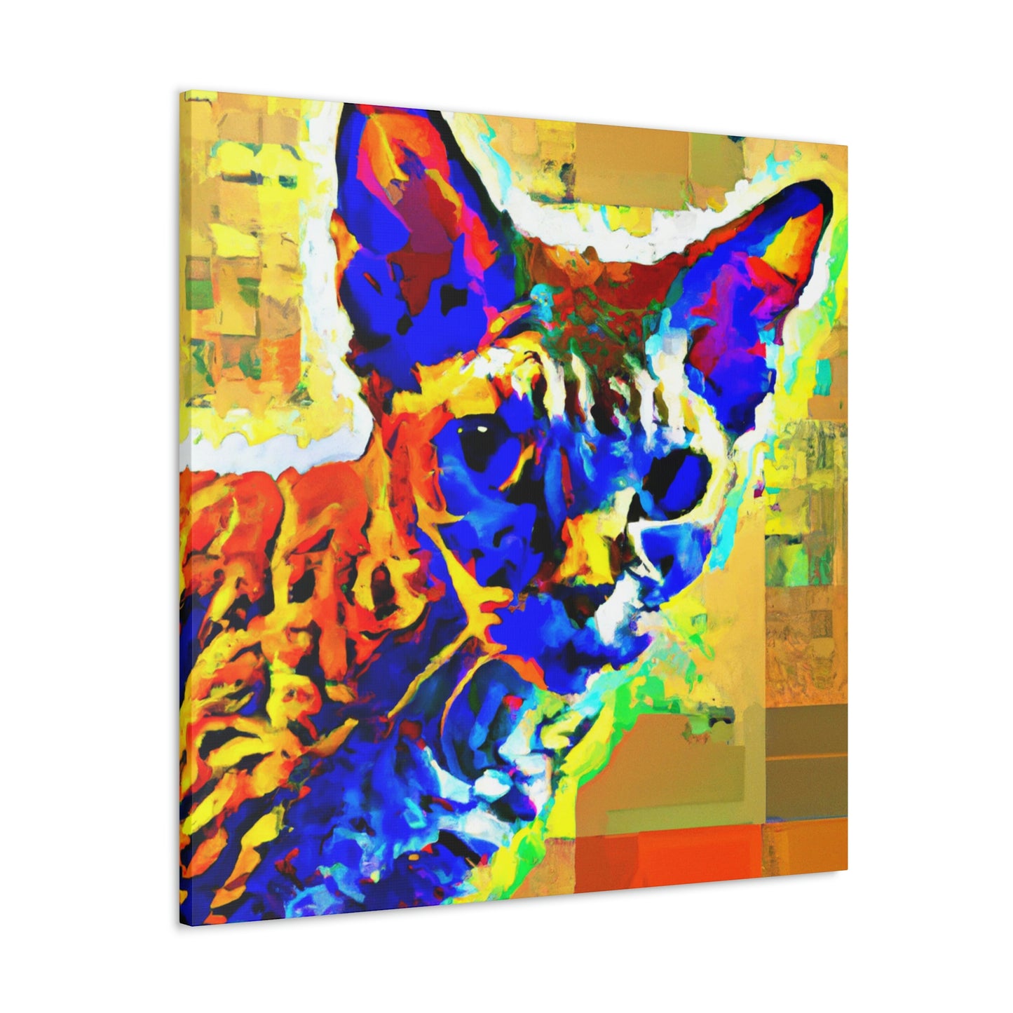 "Pop Art Devon Rex" - Canvas