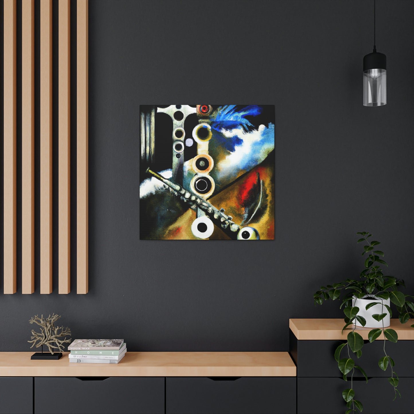 "Flute: A Muse" - Canvas