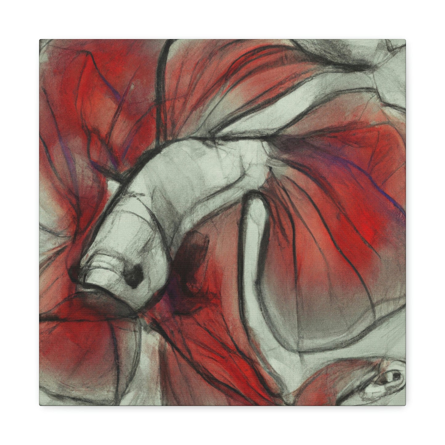 Betta in Expressionism - Canvas