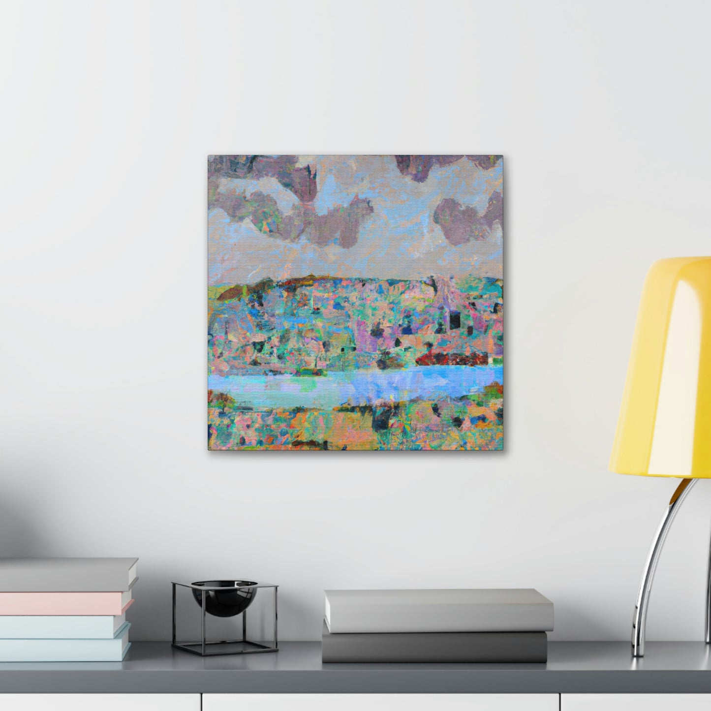 "Lakeside Abstraction Expression" - Canvas