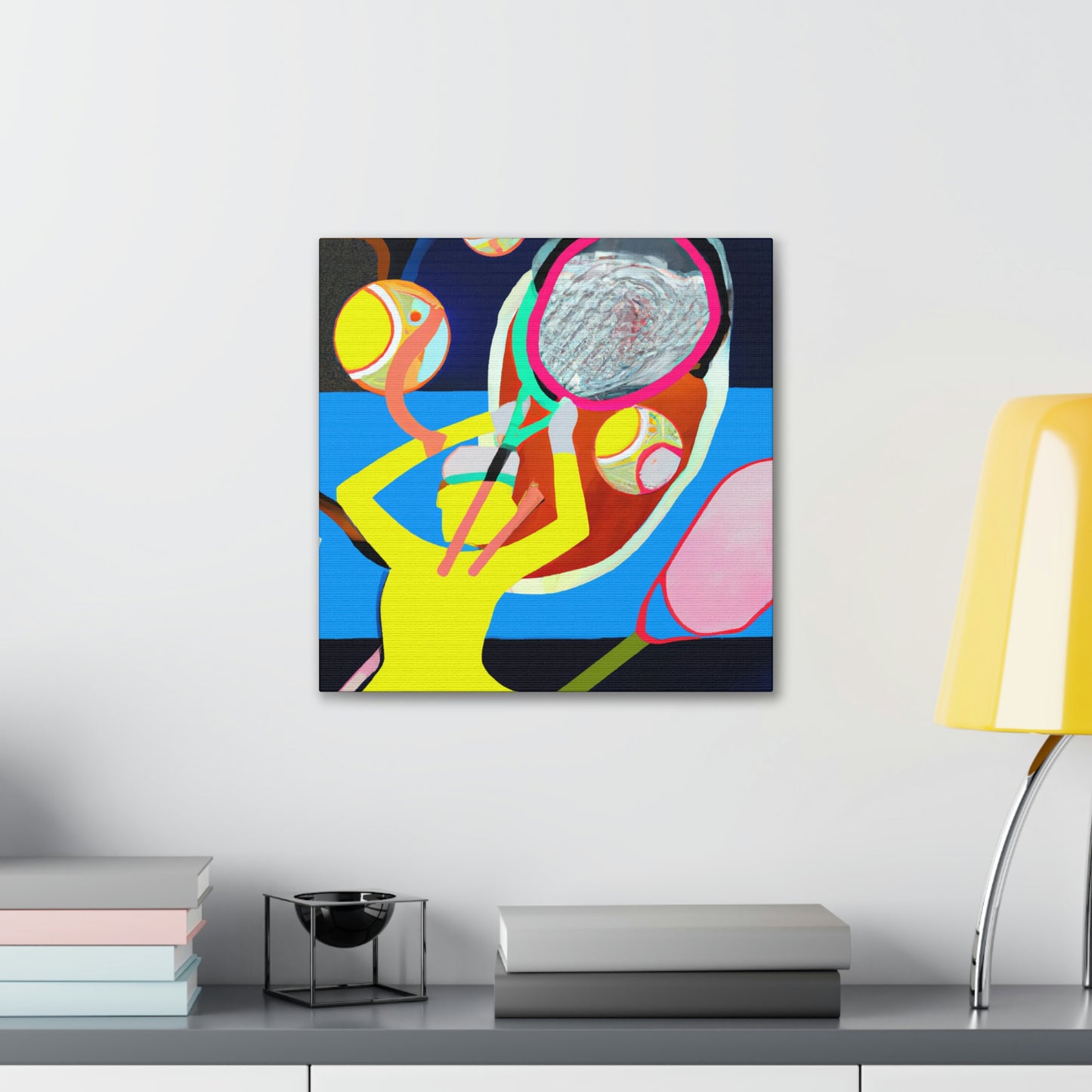 "Tennis: Abstracted Reality" - Canvas