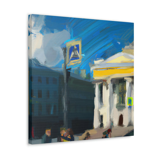 Neoclassical Digital Splendor - Canvas