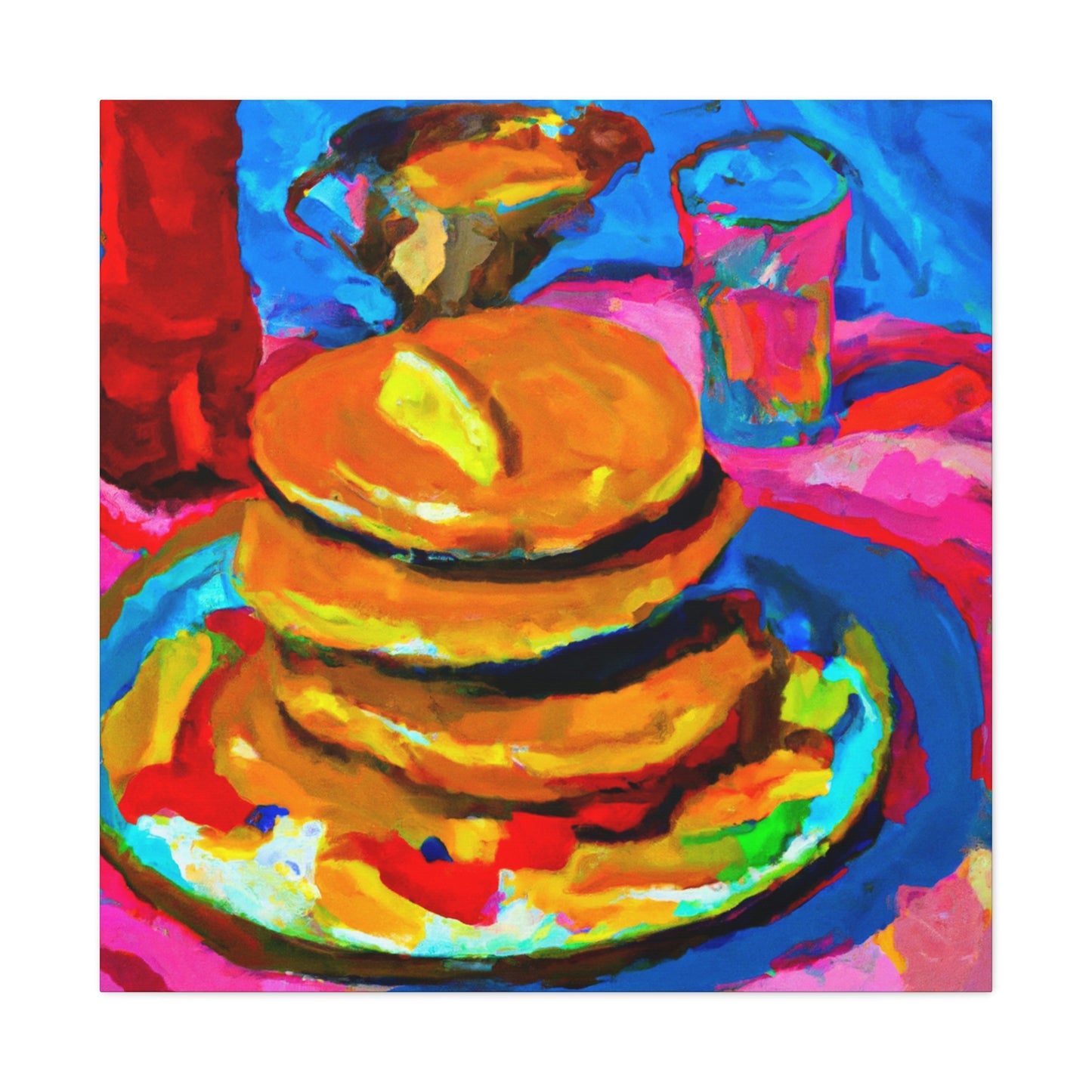 Pancakes in Fauvism - Canvas