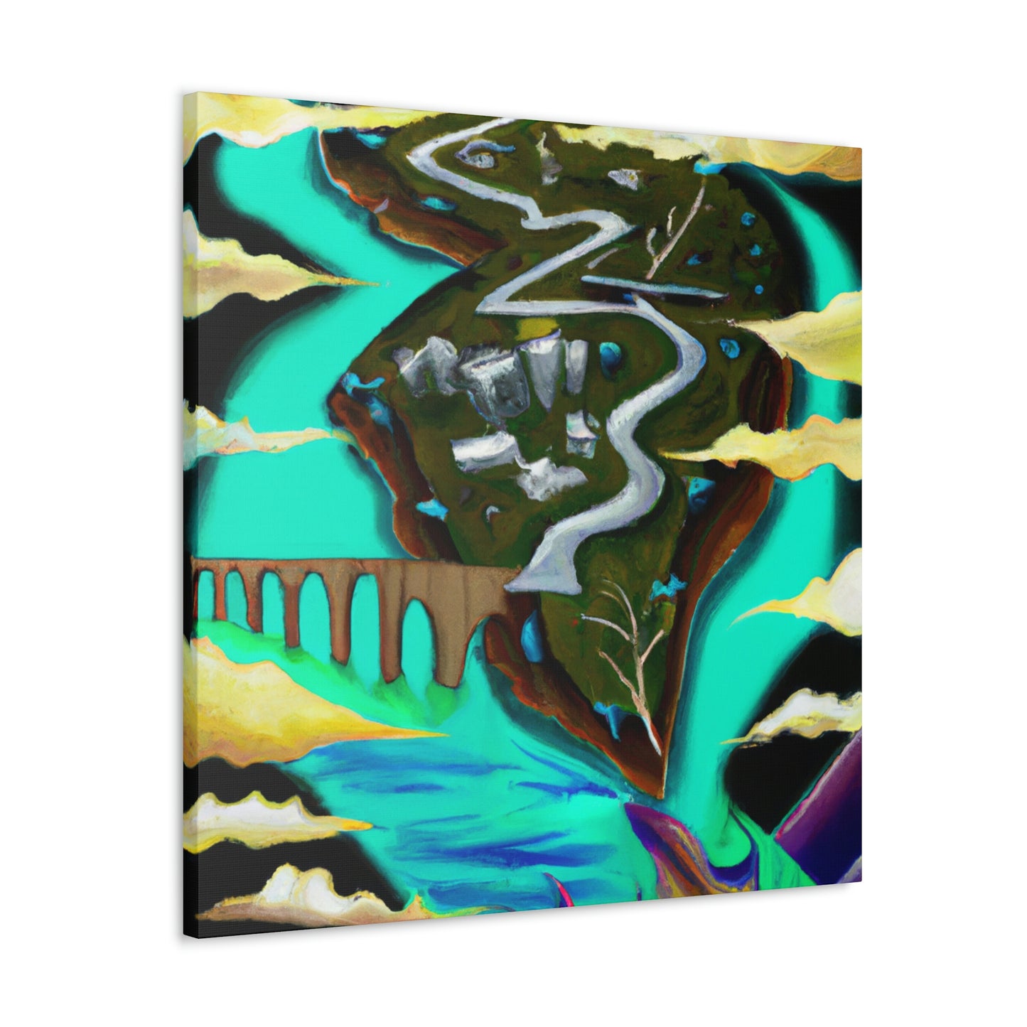 River's Surreal Journey - Canvas