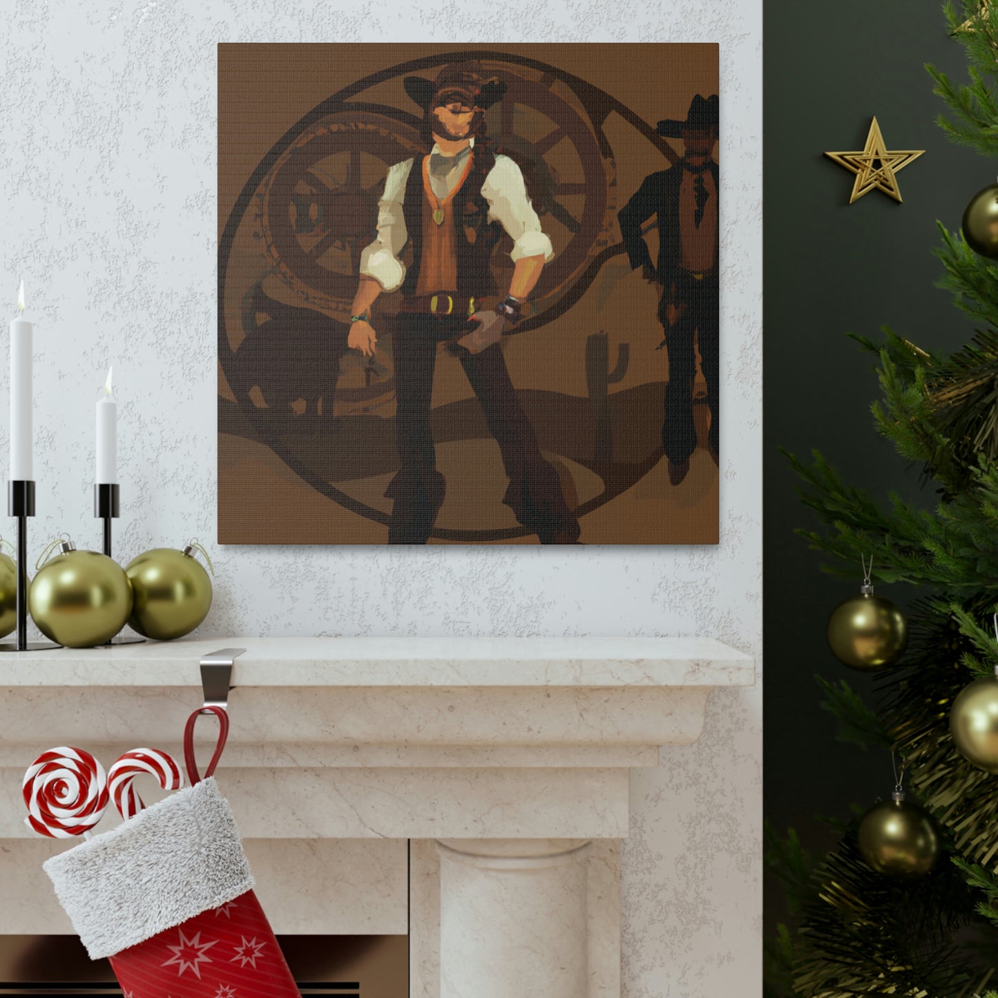 Ranch Hand Steampunked - Canvas