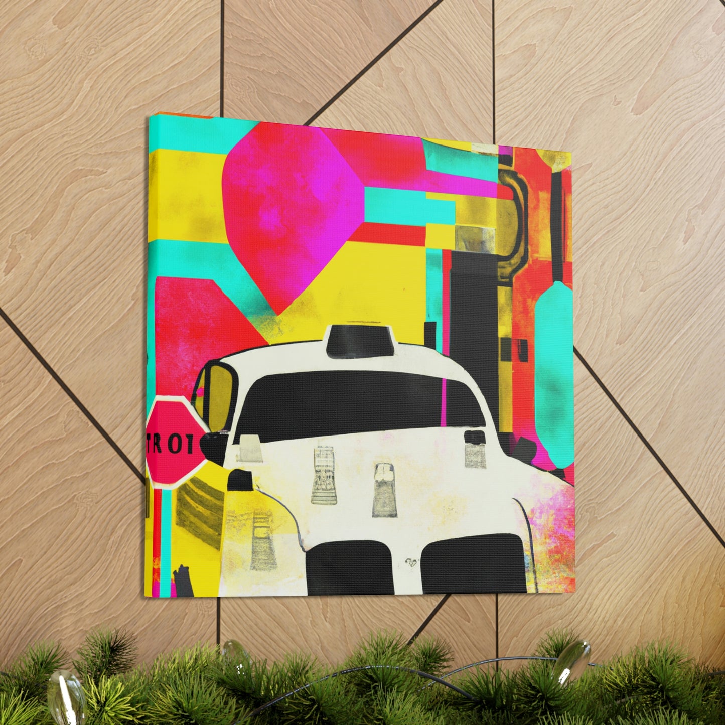 "Taxi Ride Illumination" - Canvas