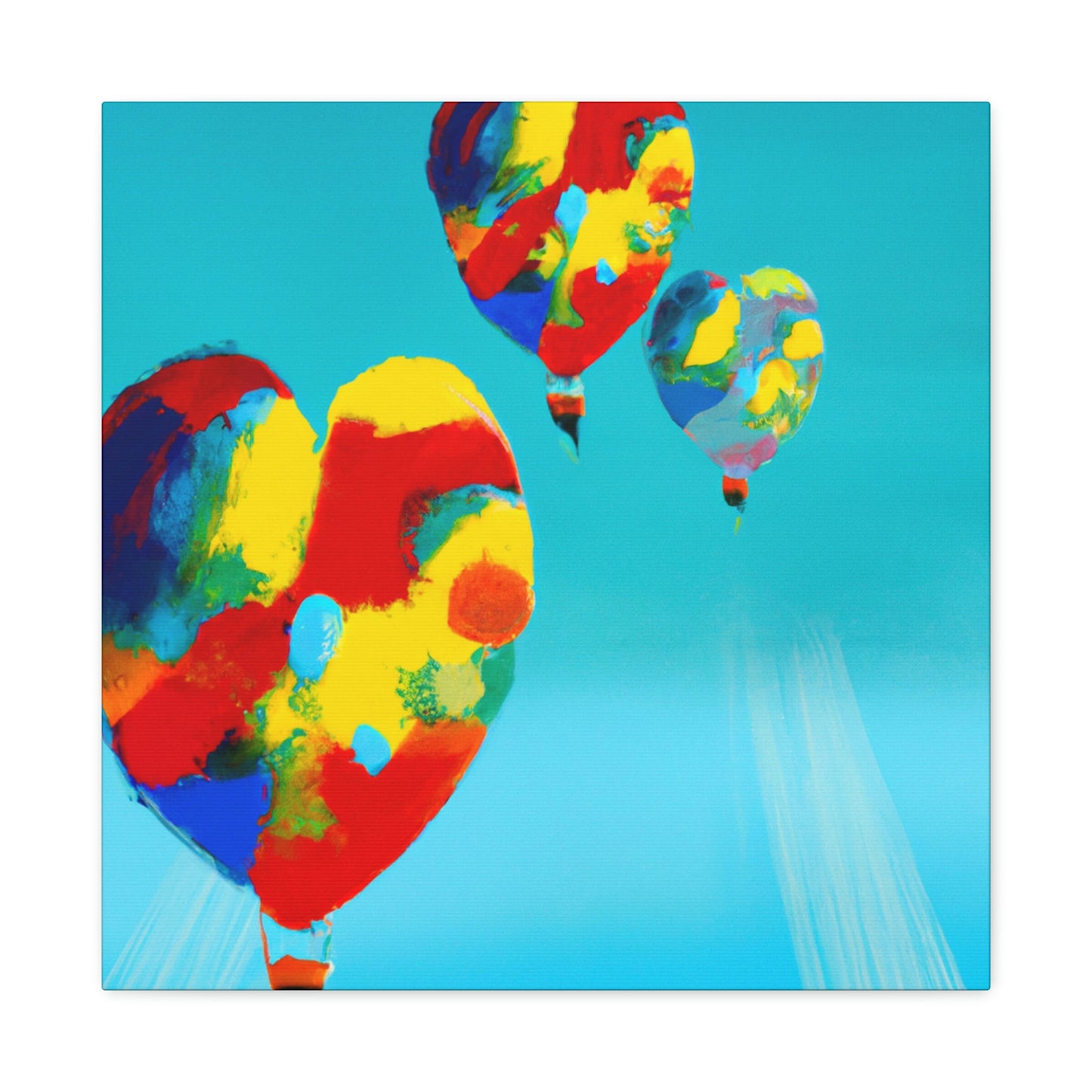 "Skyward Flight of Balloons" - Canvas