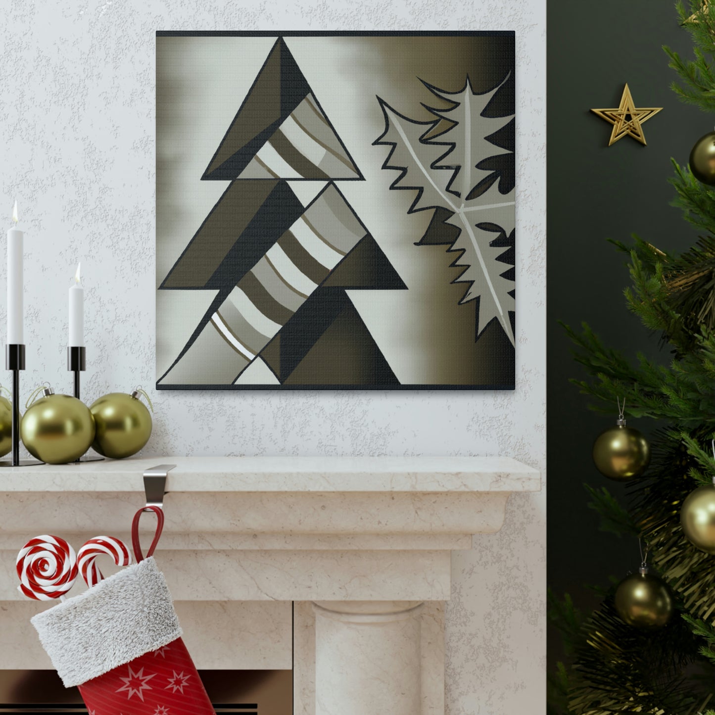 Merry Christmas Deco - Canvas