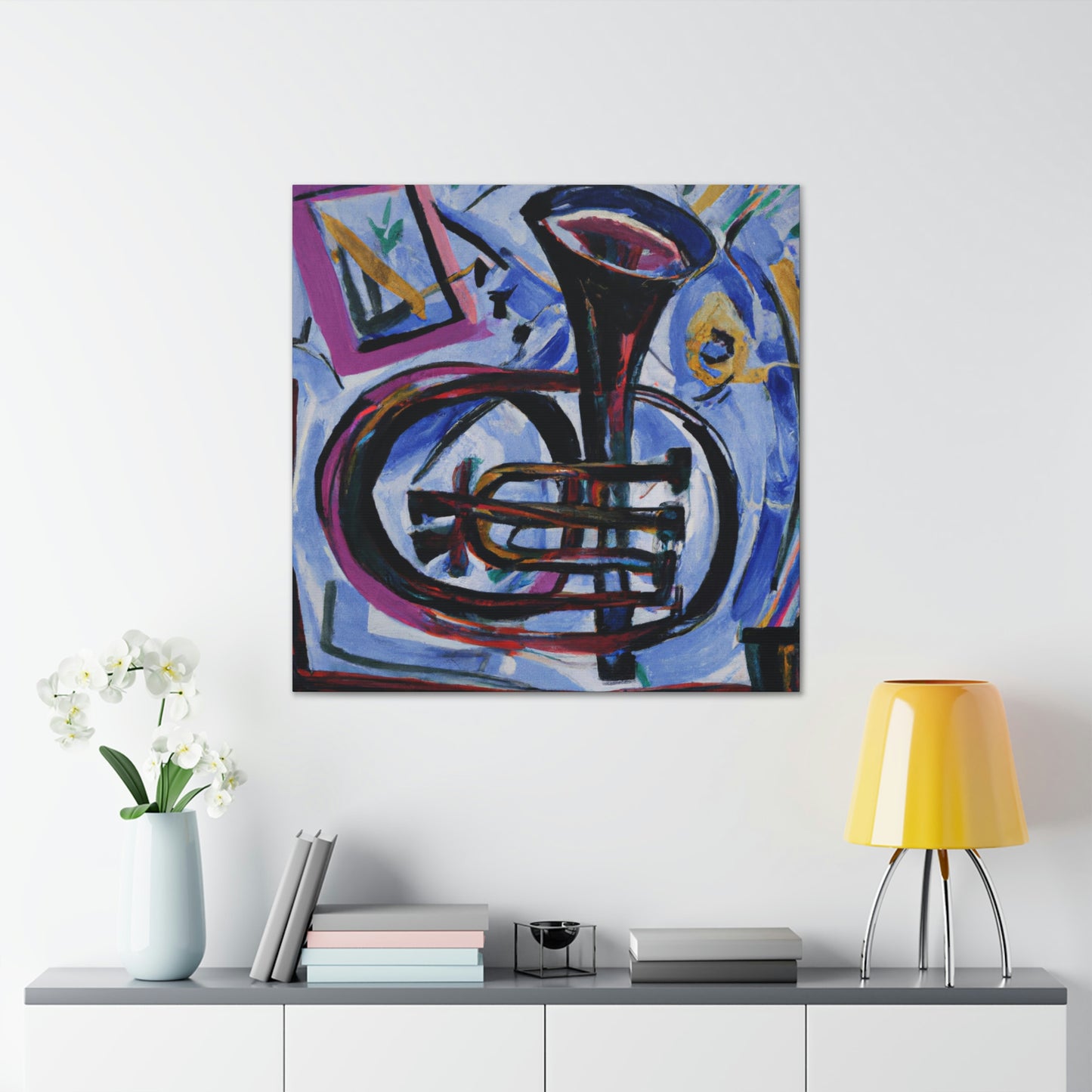 Trumpet in Expressionism - Canvas