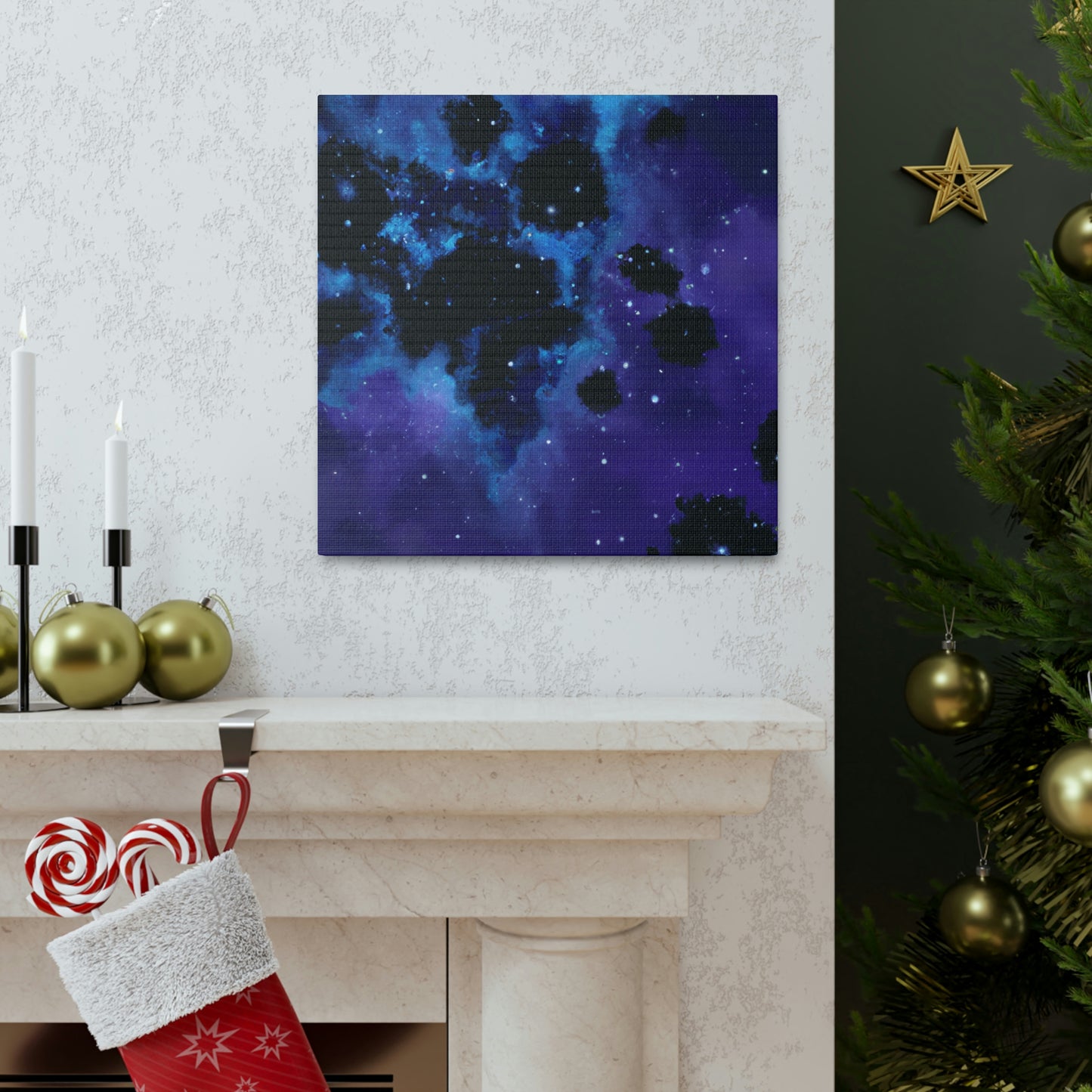 Starry Night Cluster - Canvas