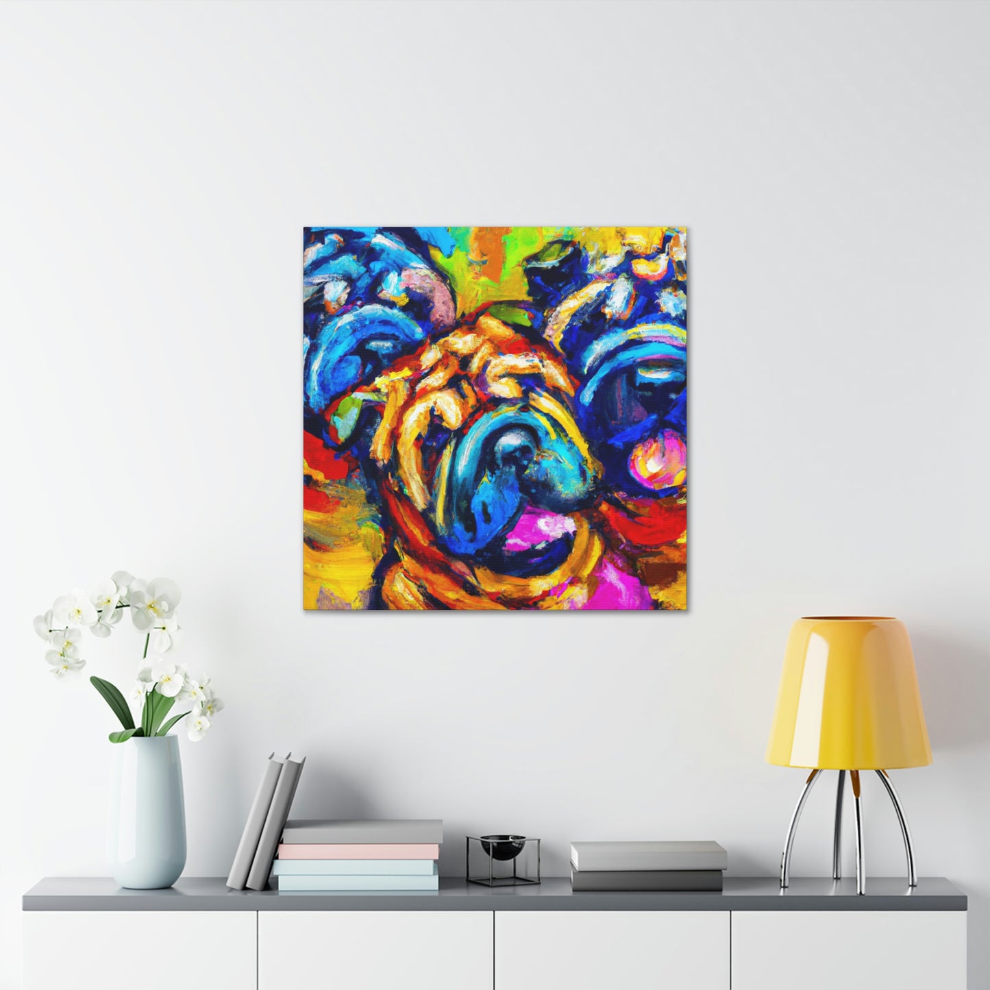 Shar Pei Dreamscape - Canvas