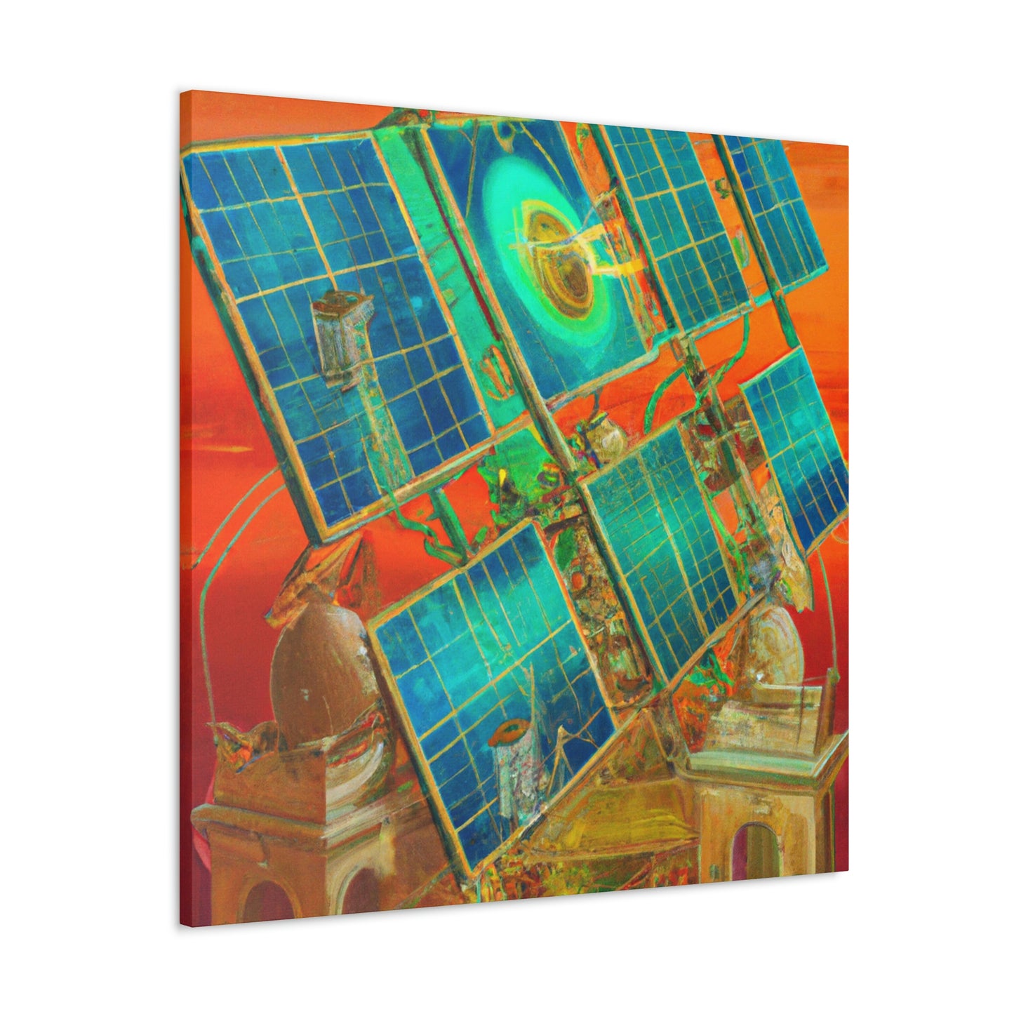 "Electrifying Solar Panel" - Canvas