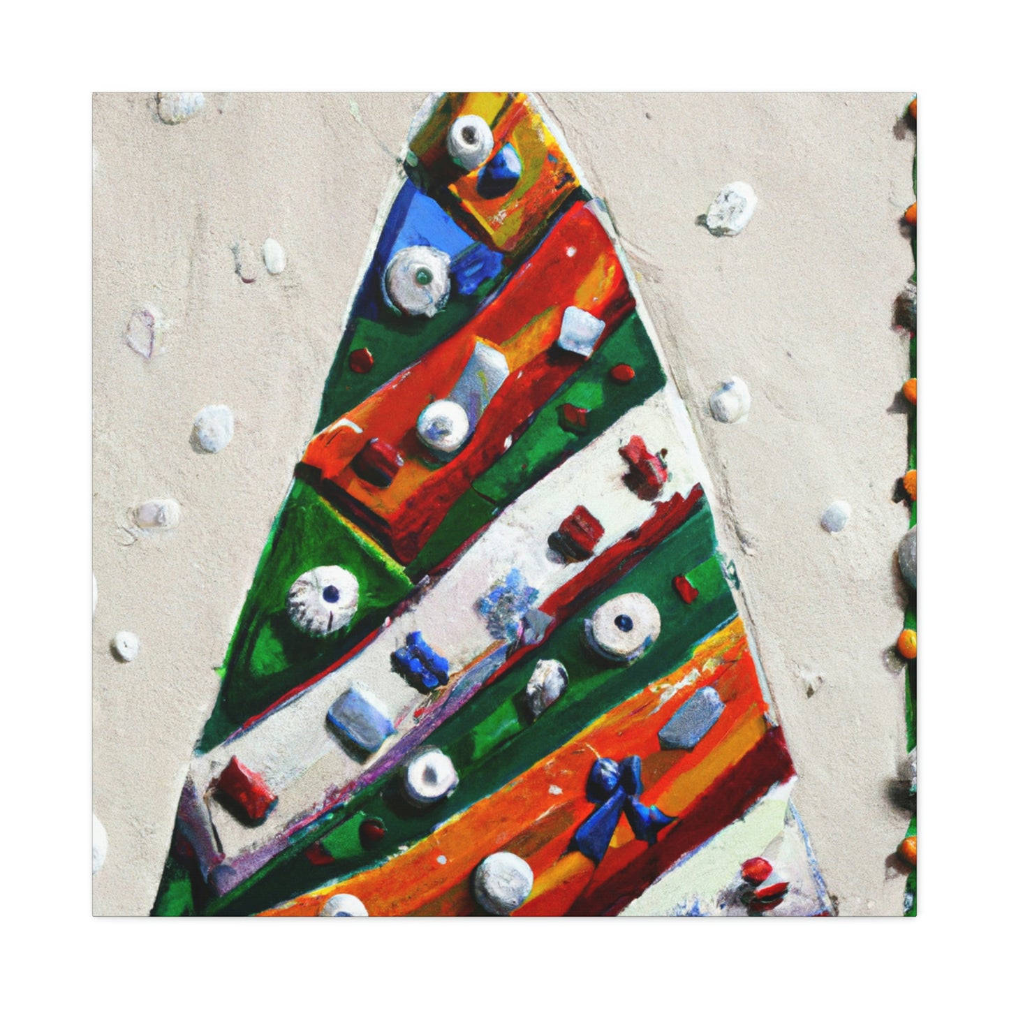 "Christmas Tree Fantasyland" - Canvas