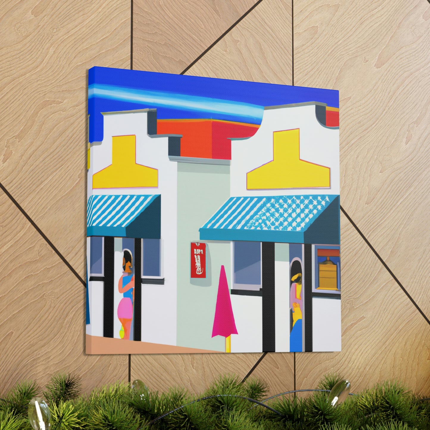 "Sparkling Beach Boutiques" - Canvas