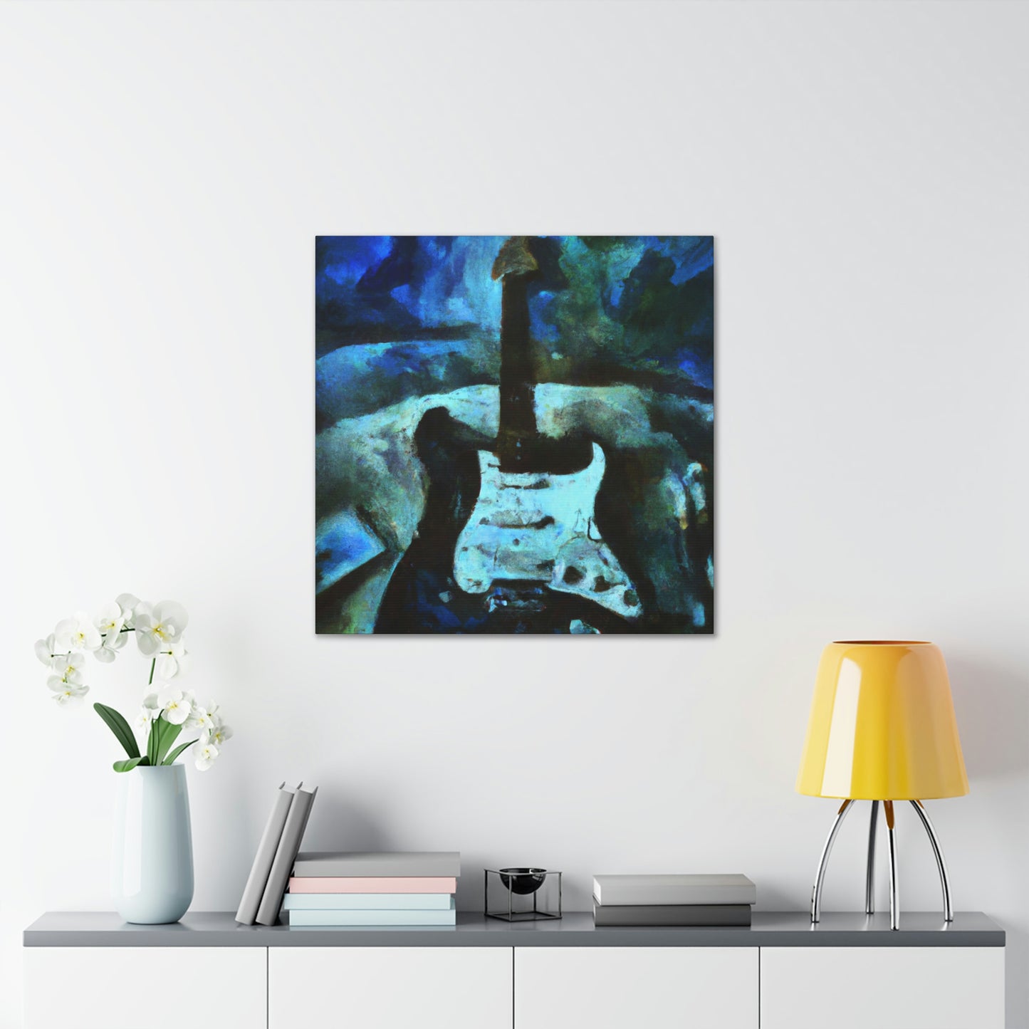 Fender in Abstract Forms - Canvas