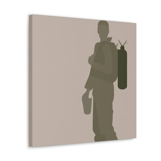 Bomb Disposal Bravado - Canvas