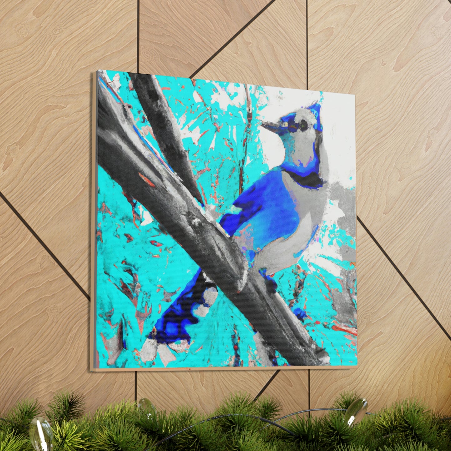 "A Blue Jay's Flight" - Canvas