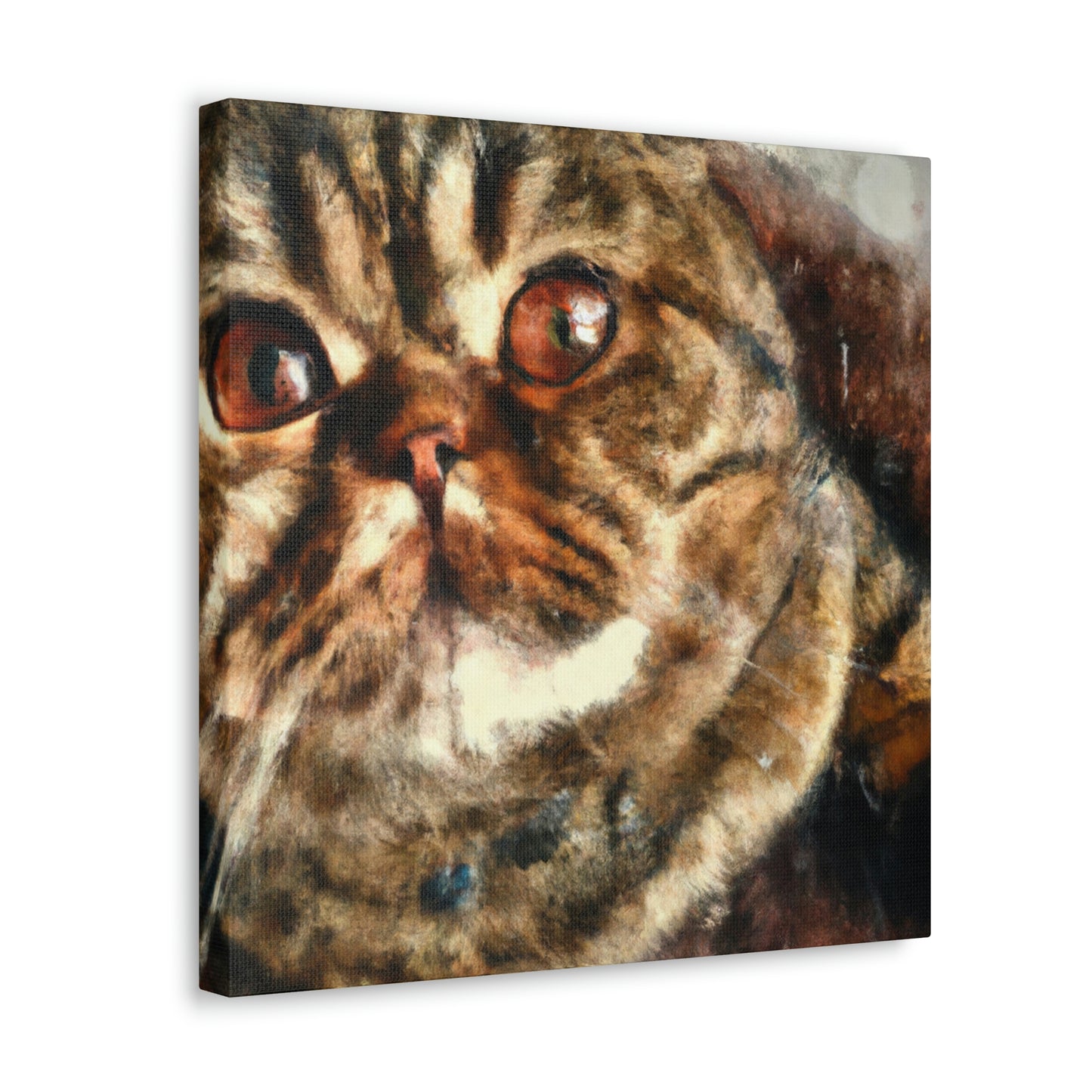 Folded Feline Fantasy - Canvas