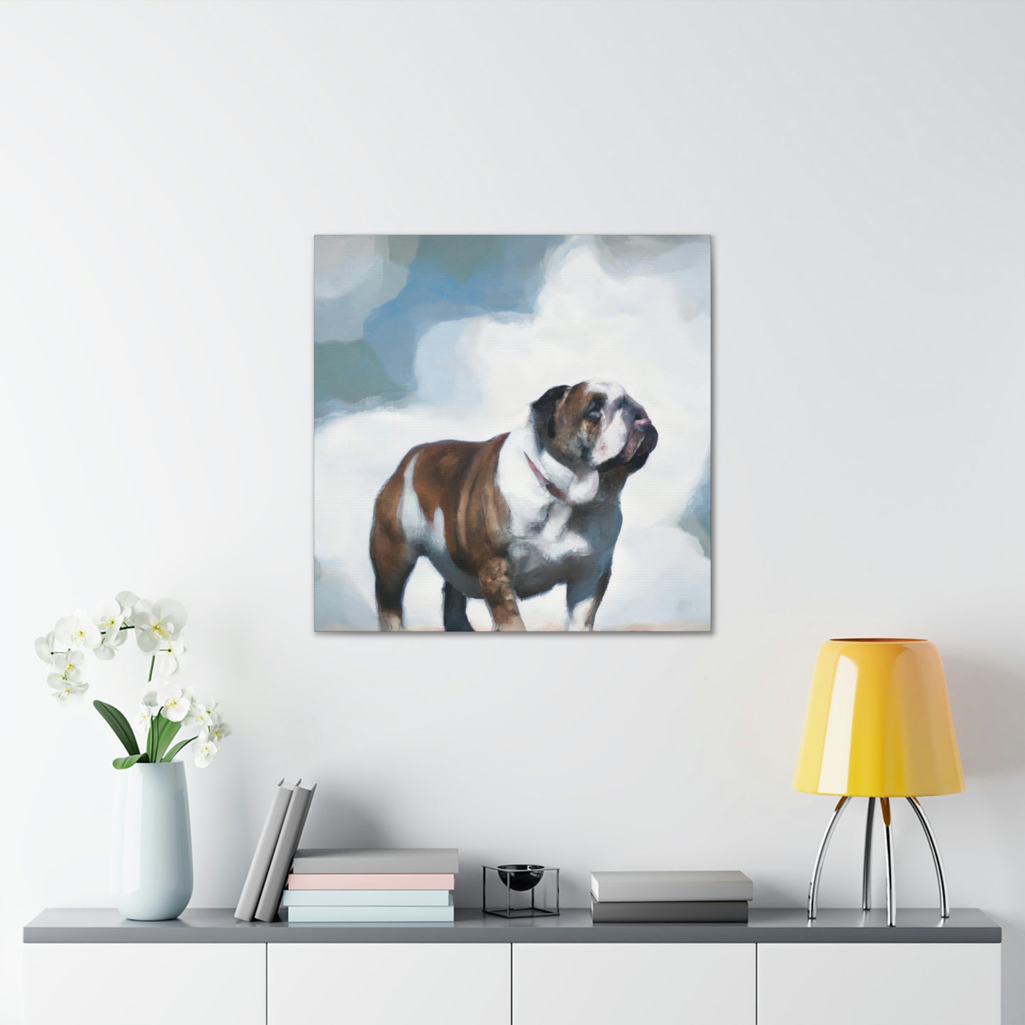 "English Bulldog Simplicity" - Canvas