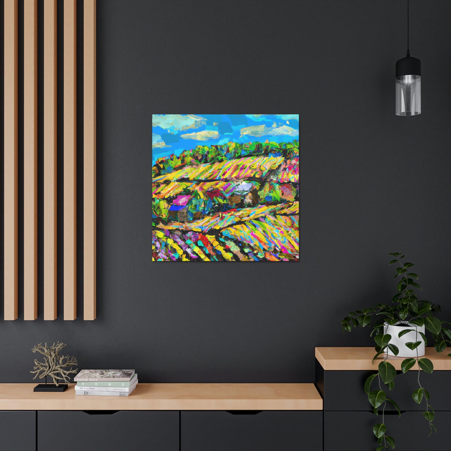 "Countryside Idyllic Dream" - Canvas