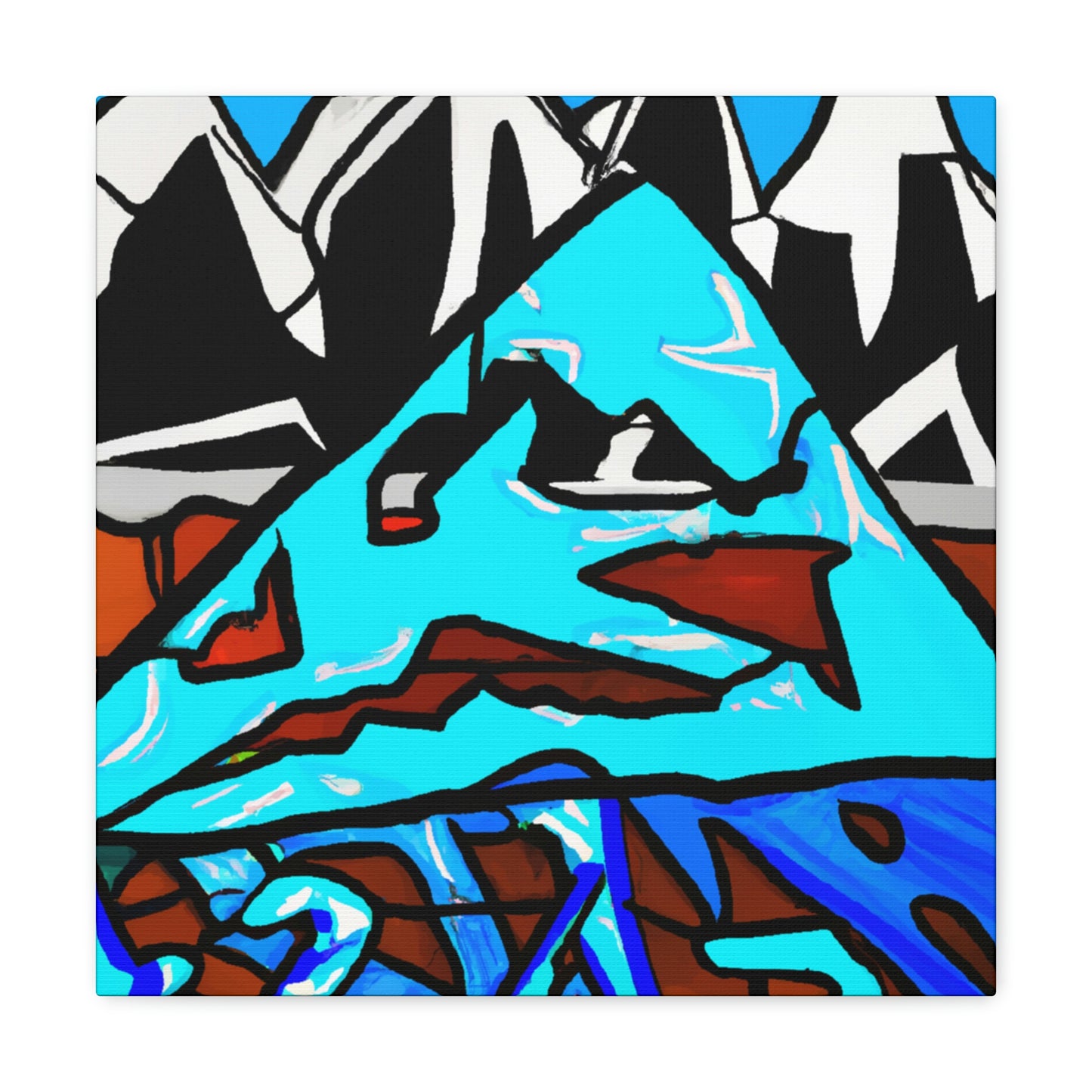 Glacial Majesty Expressed - Canvas