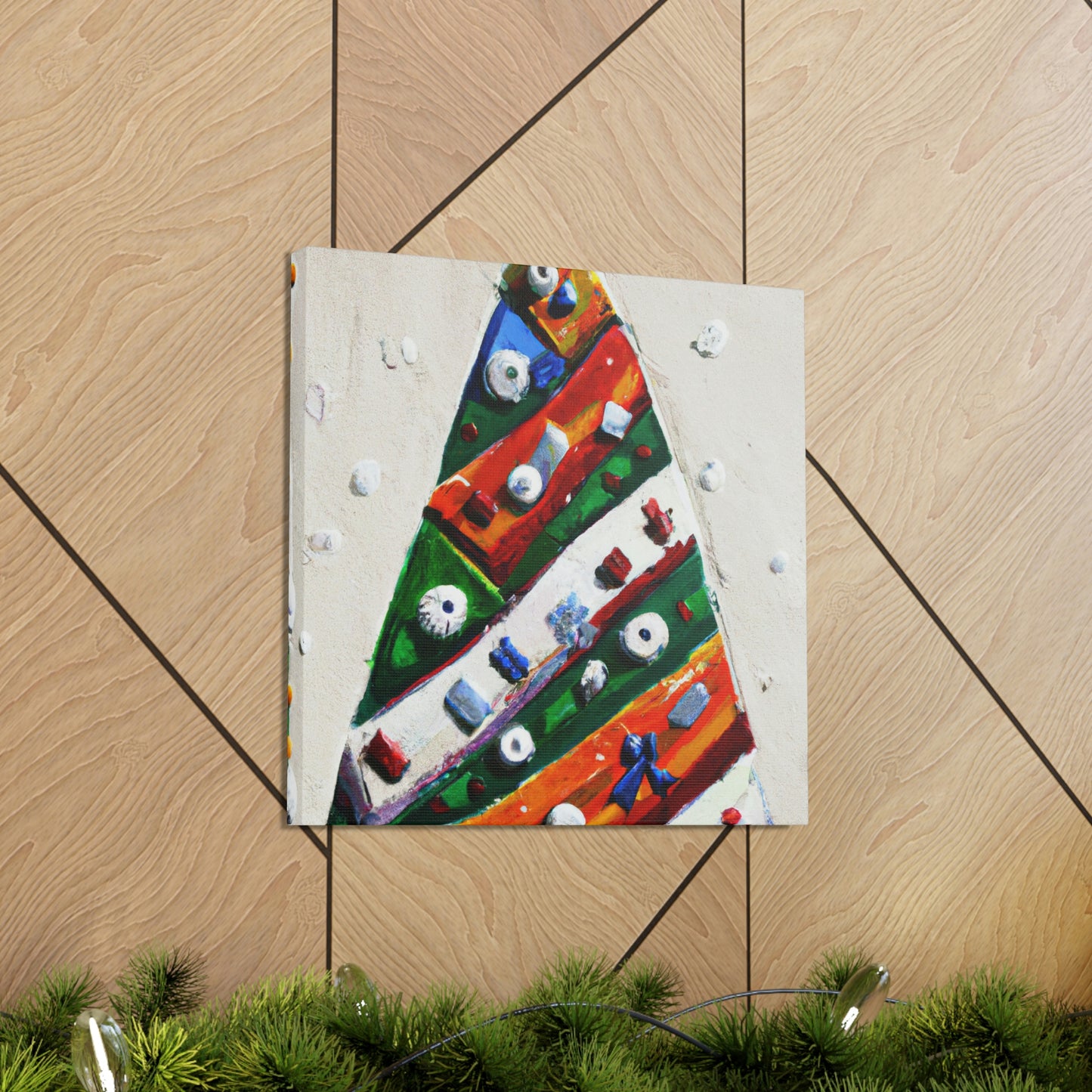 "Christmas Tree Fantasyland" - Canvas