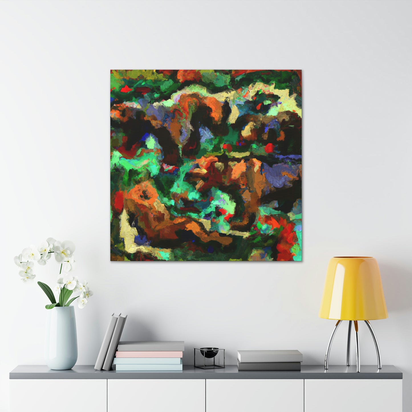 Grizzly Bears Abstraction - Canvas