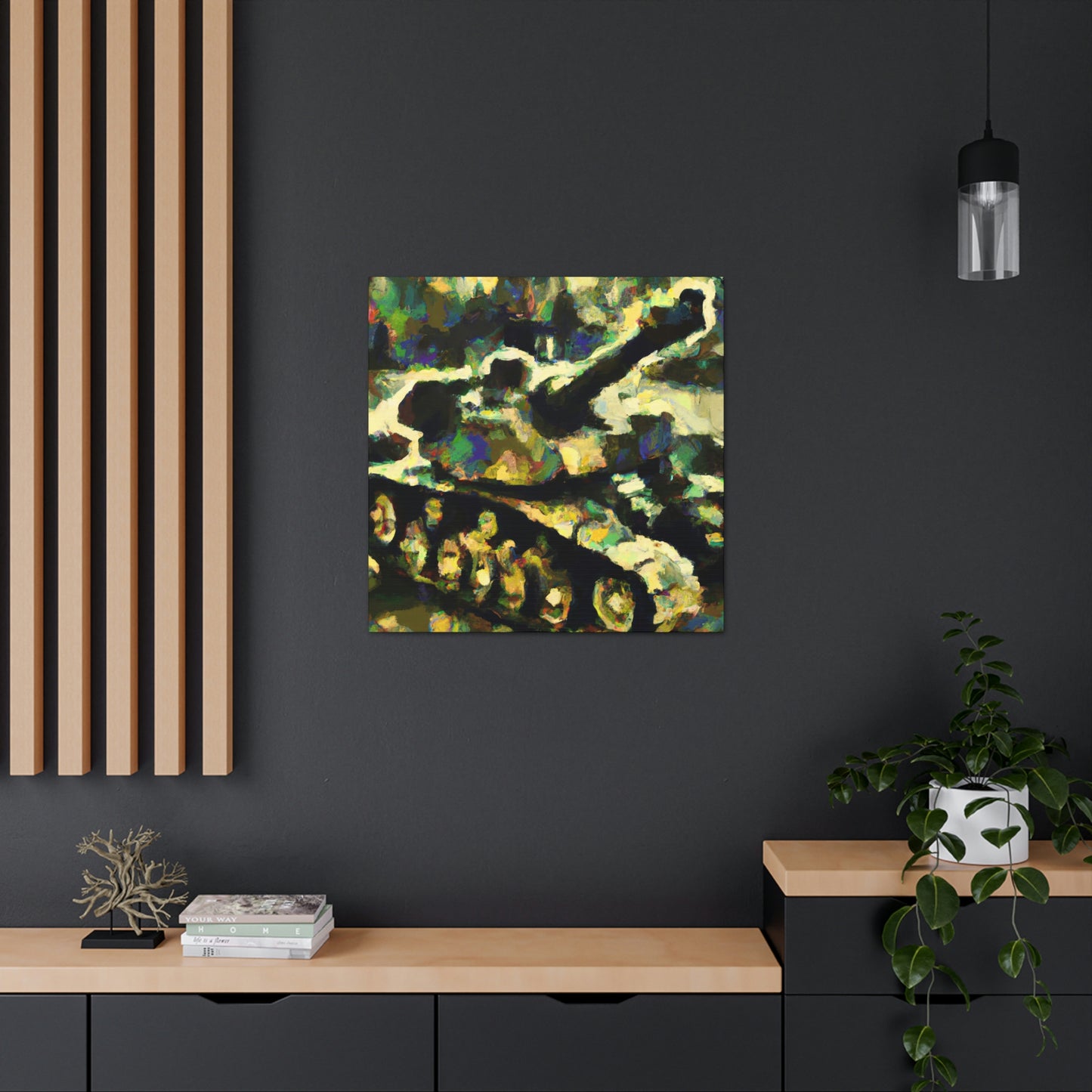 Tank Operator Abstractivism - Canvas