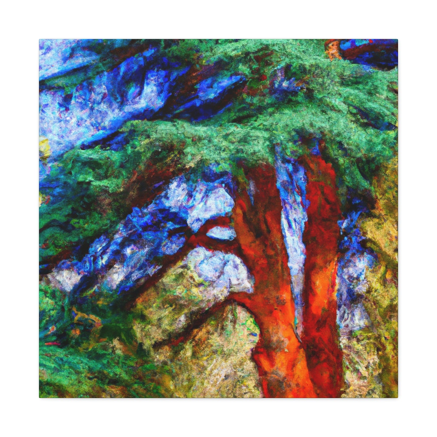 Cedar Tree Fauvism - Canvas