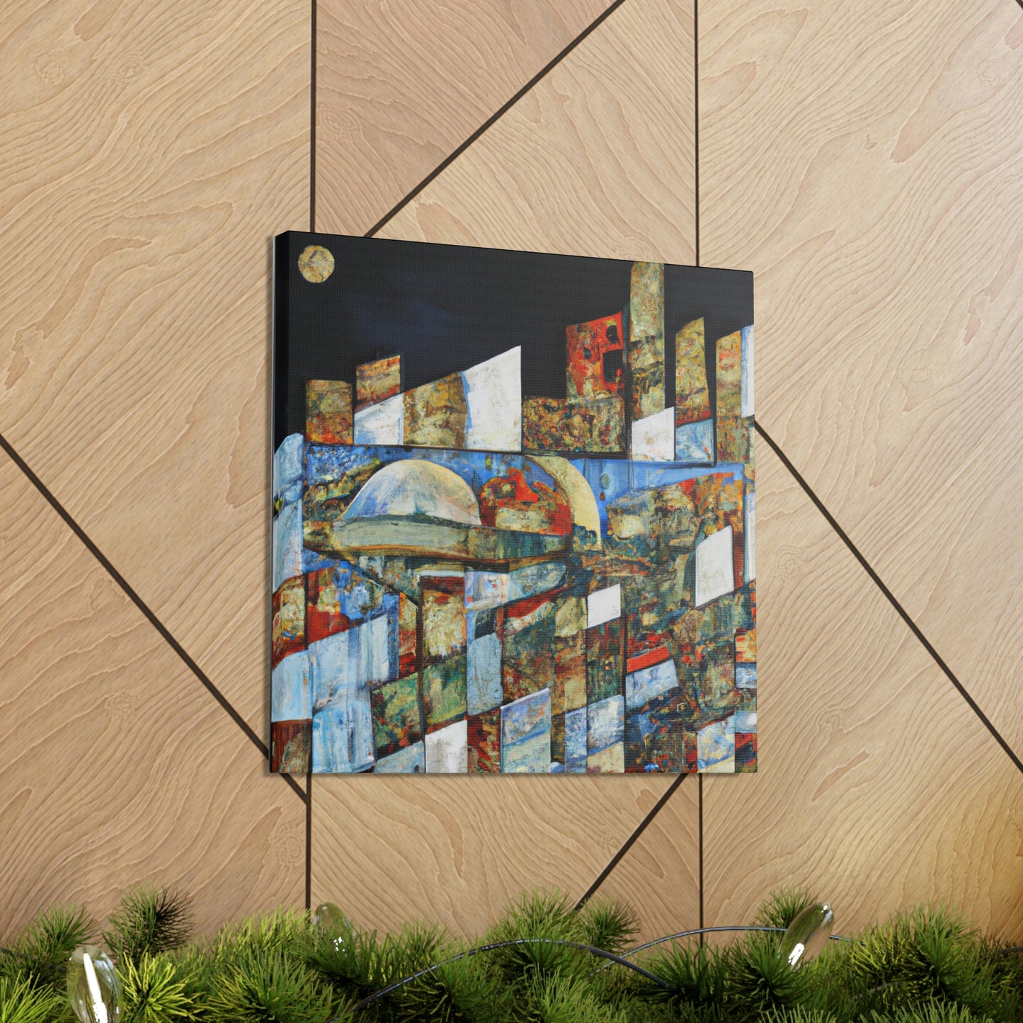 "Urban Reflection mosaic" - Canvas