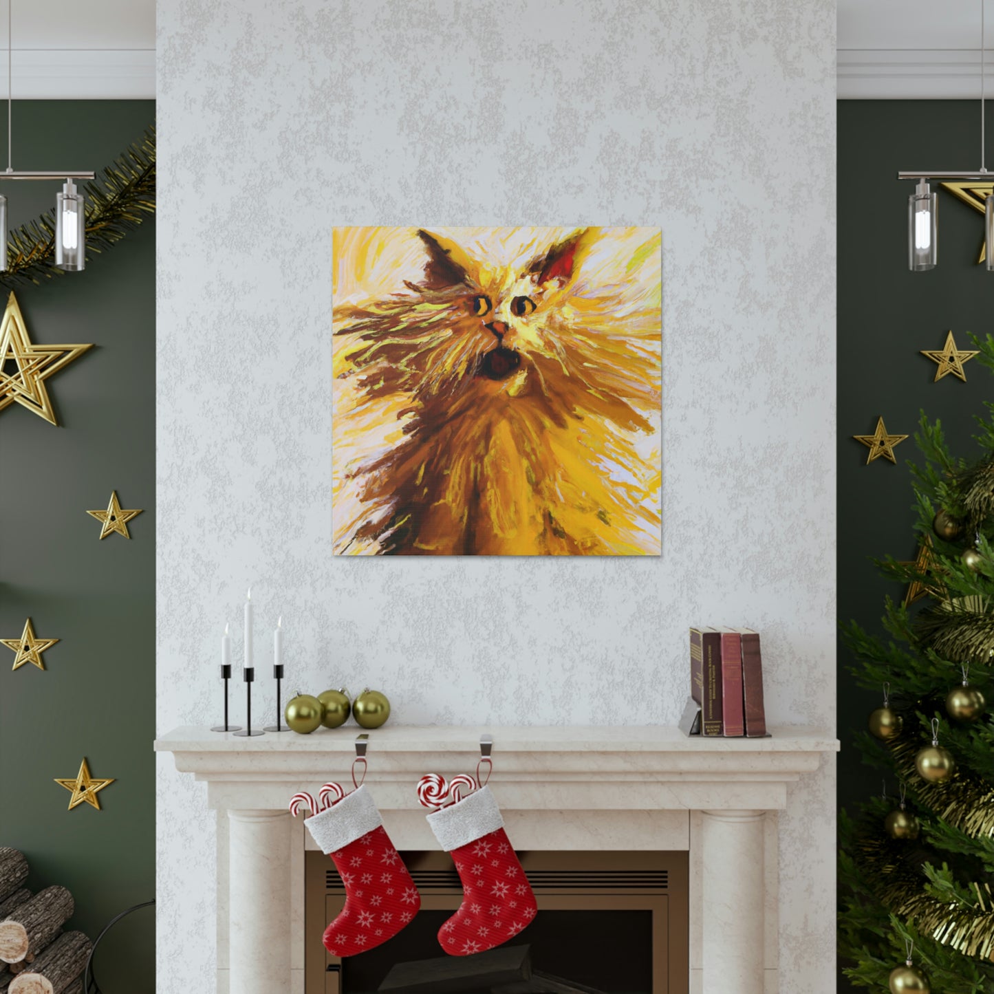 Maine Coon Awe. - Canvas