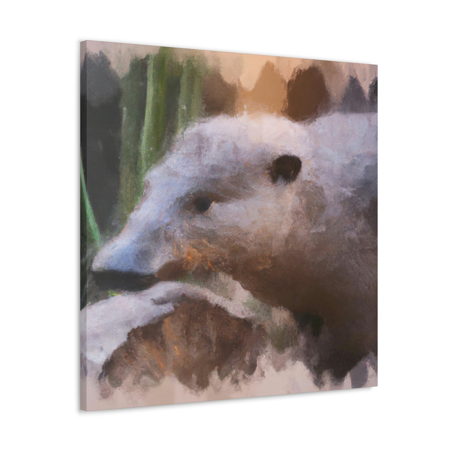 "Platypus Portrait Abstract" - Canvas