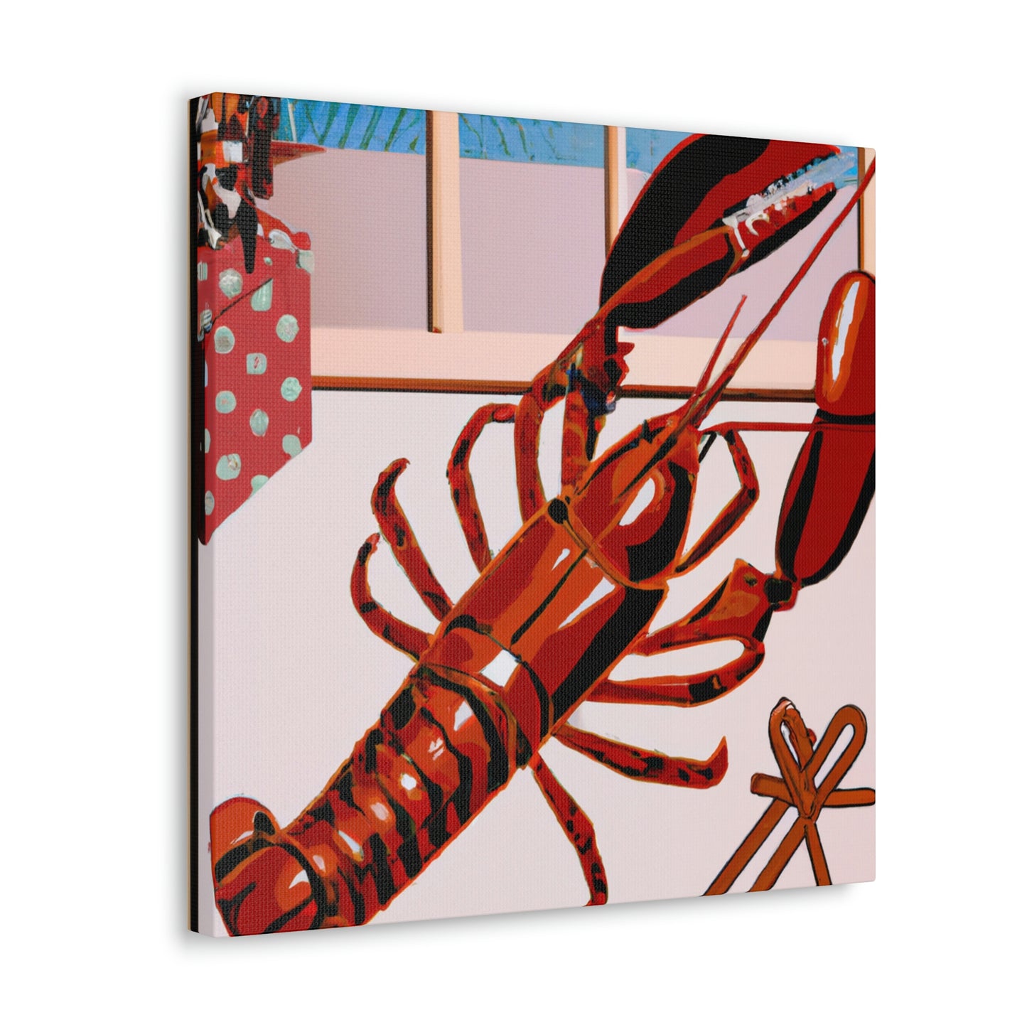 "Lobster's Glow Glamours" - Canvas