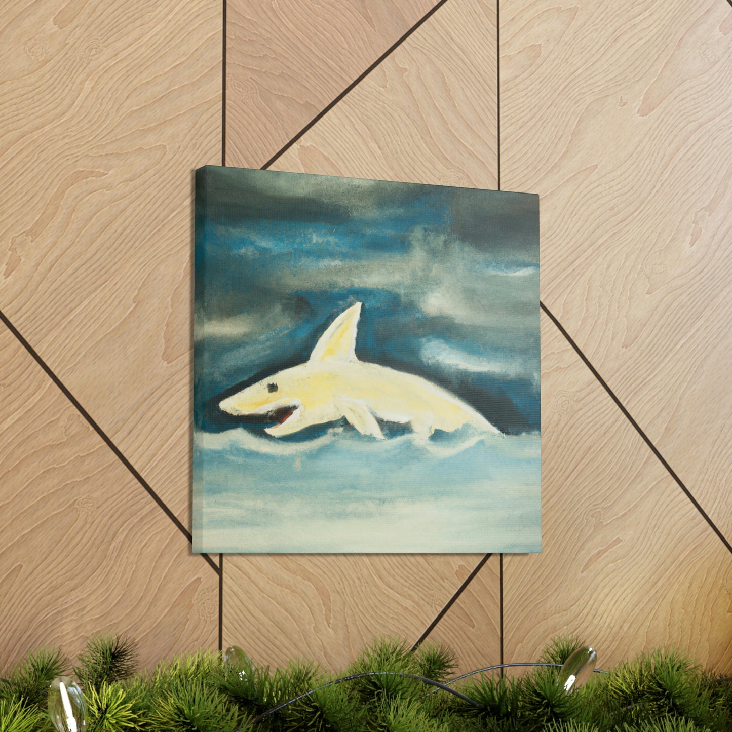 "Shark in the Sky" - Canvas