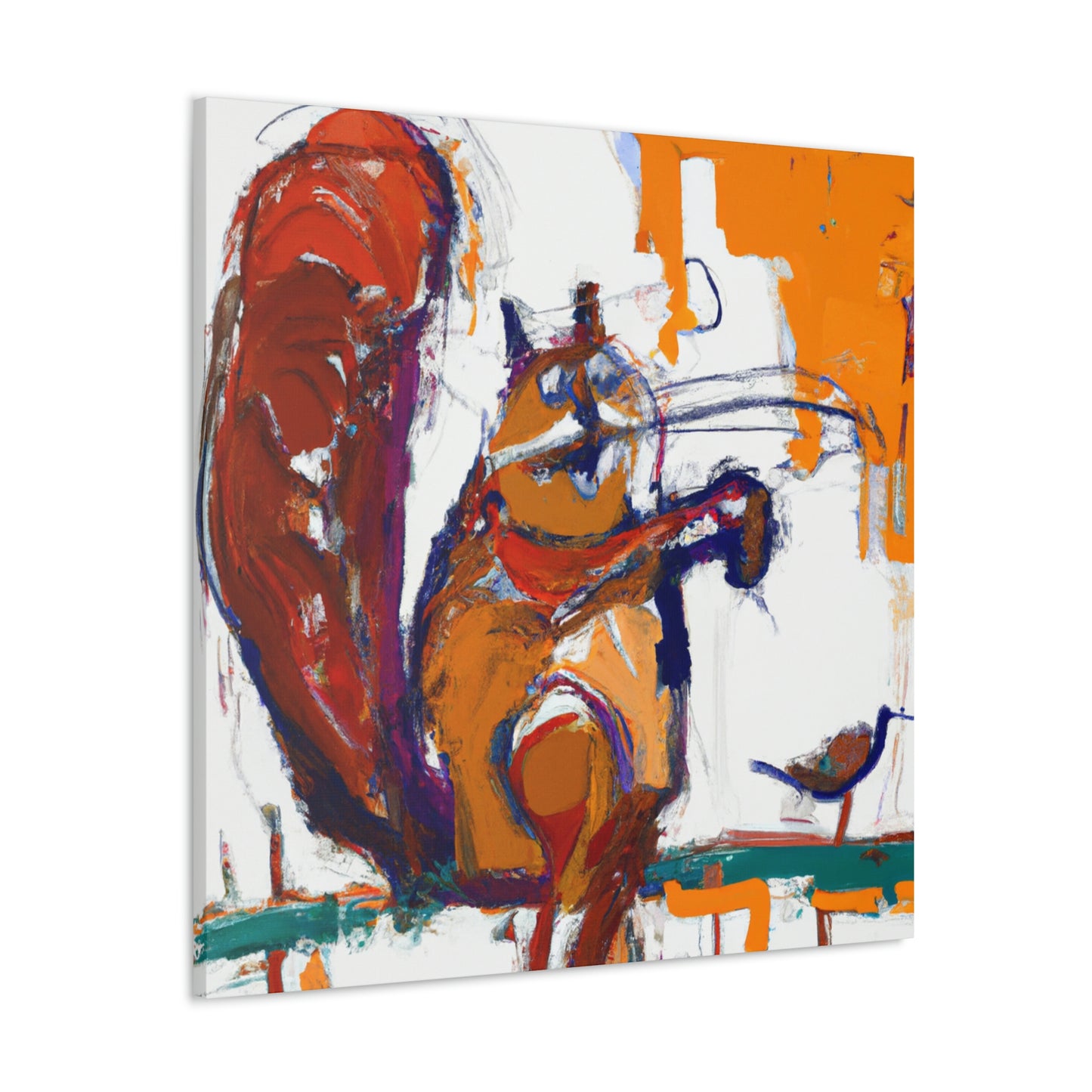 Squirrel Among Expressionism - Canvas