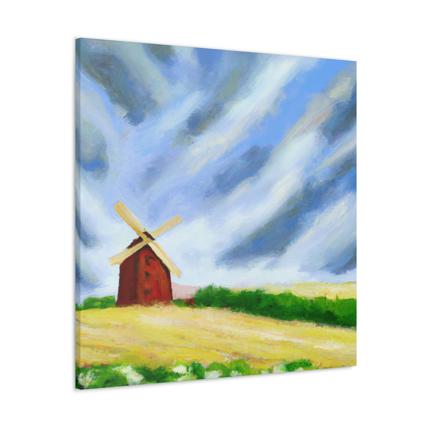 Windmill Through Time - Canvas