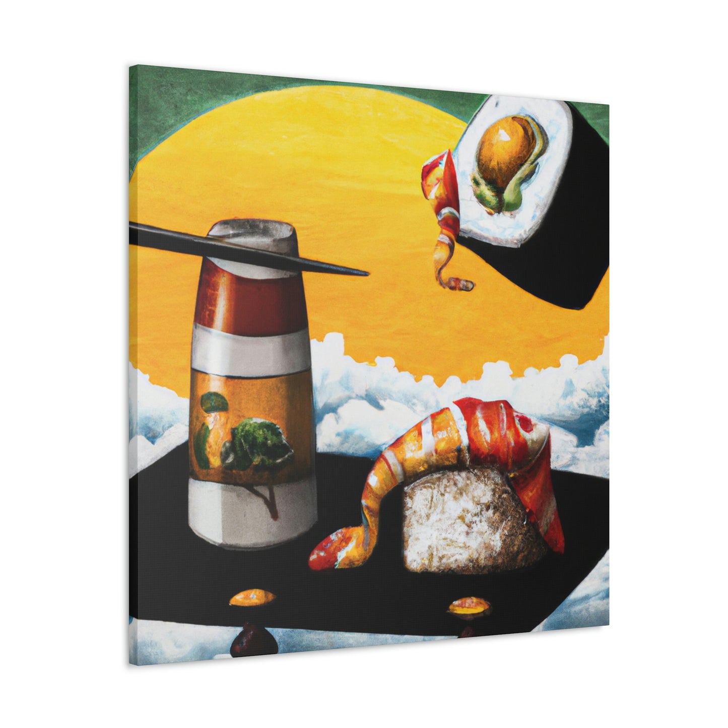 "Sushi in Surrealism" - Canvas