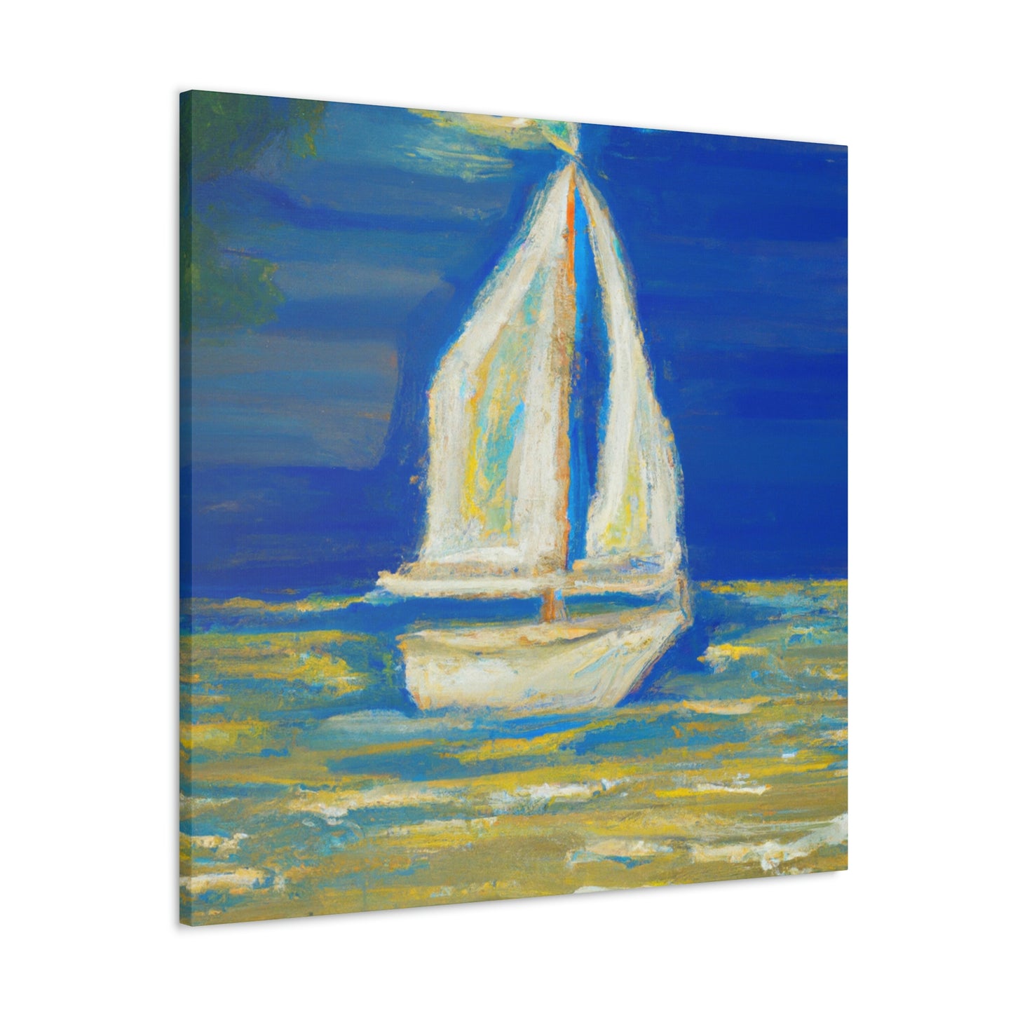 "Sailboat at Sea" - Canvas