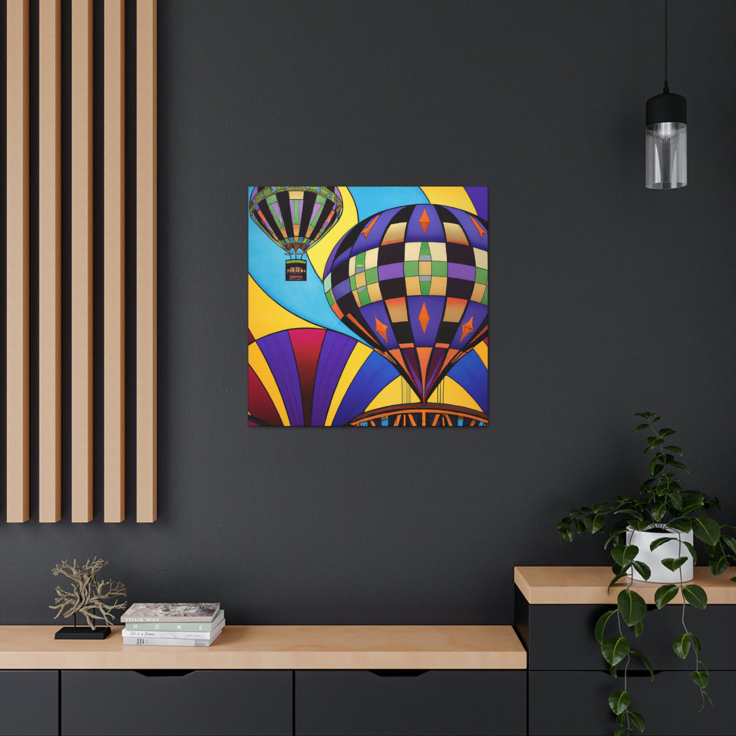 "Hot Air Adventures Await" - Canvas