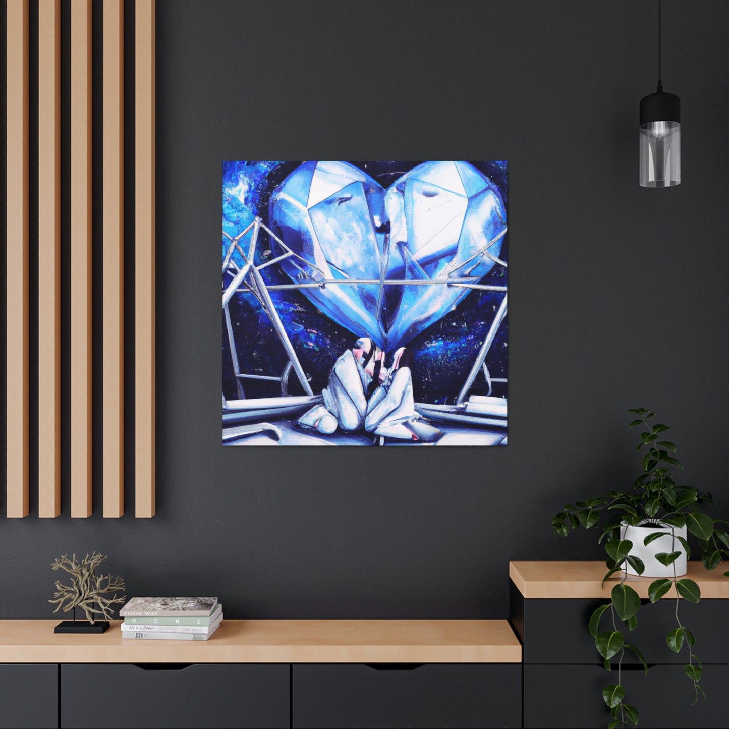 Love’s Celestial Map. - Canvas