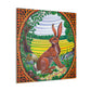 Rabbit in Art Nouveau - Canvas