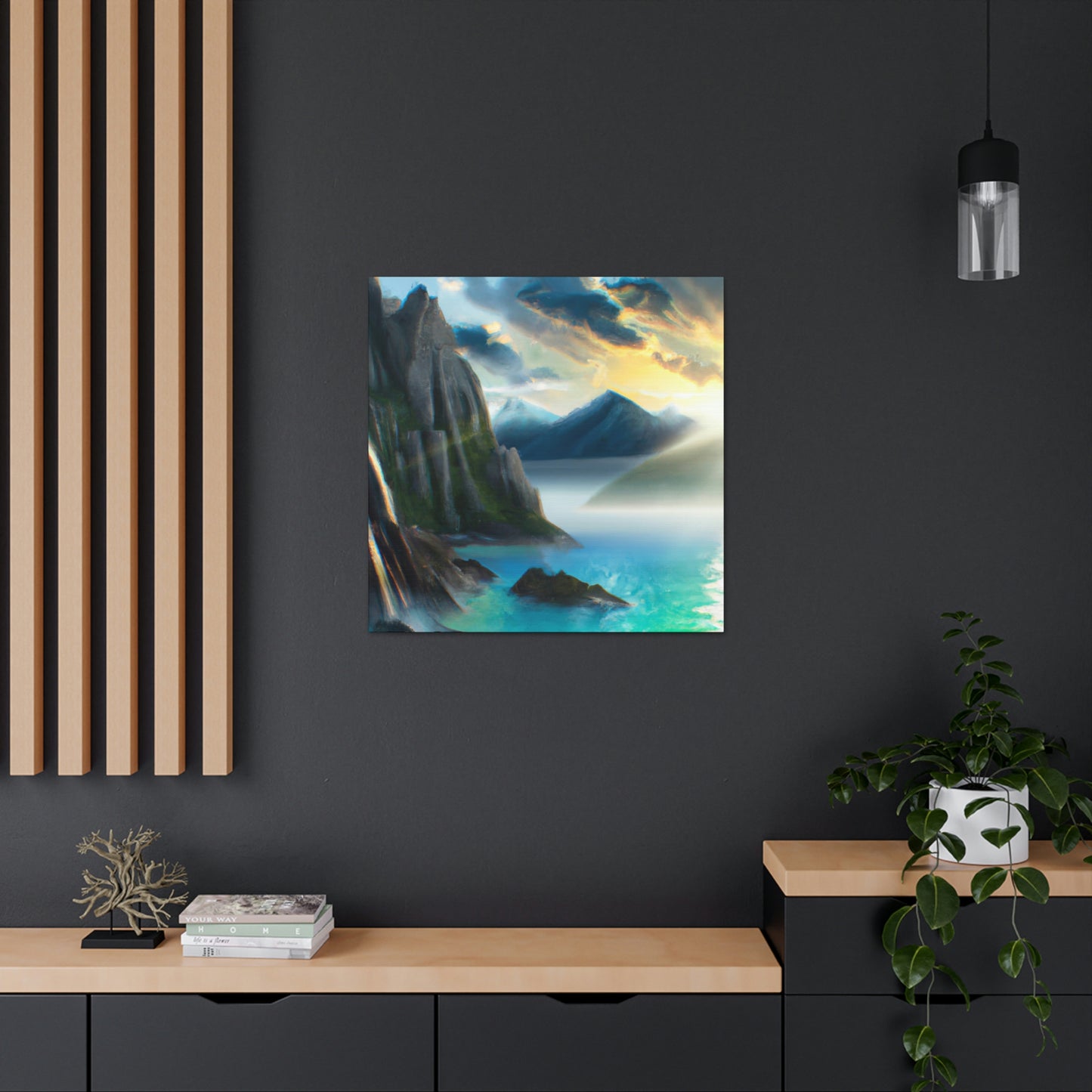 'Dawn's Silent Sunrise' - Canvas