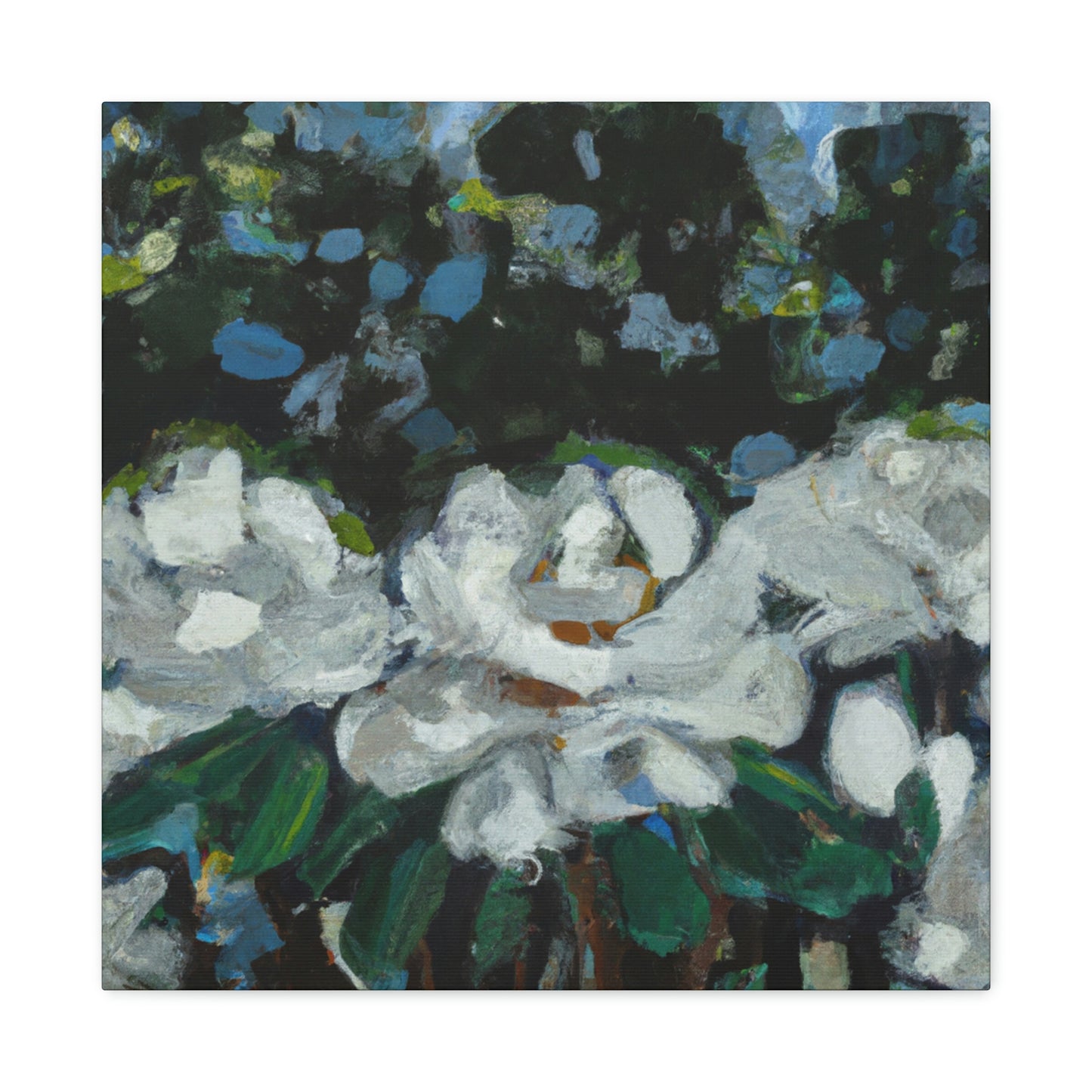 "Gardenia Abstraction Dreaming" - Canvas