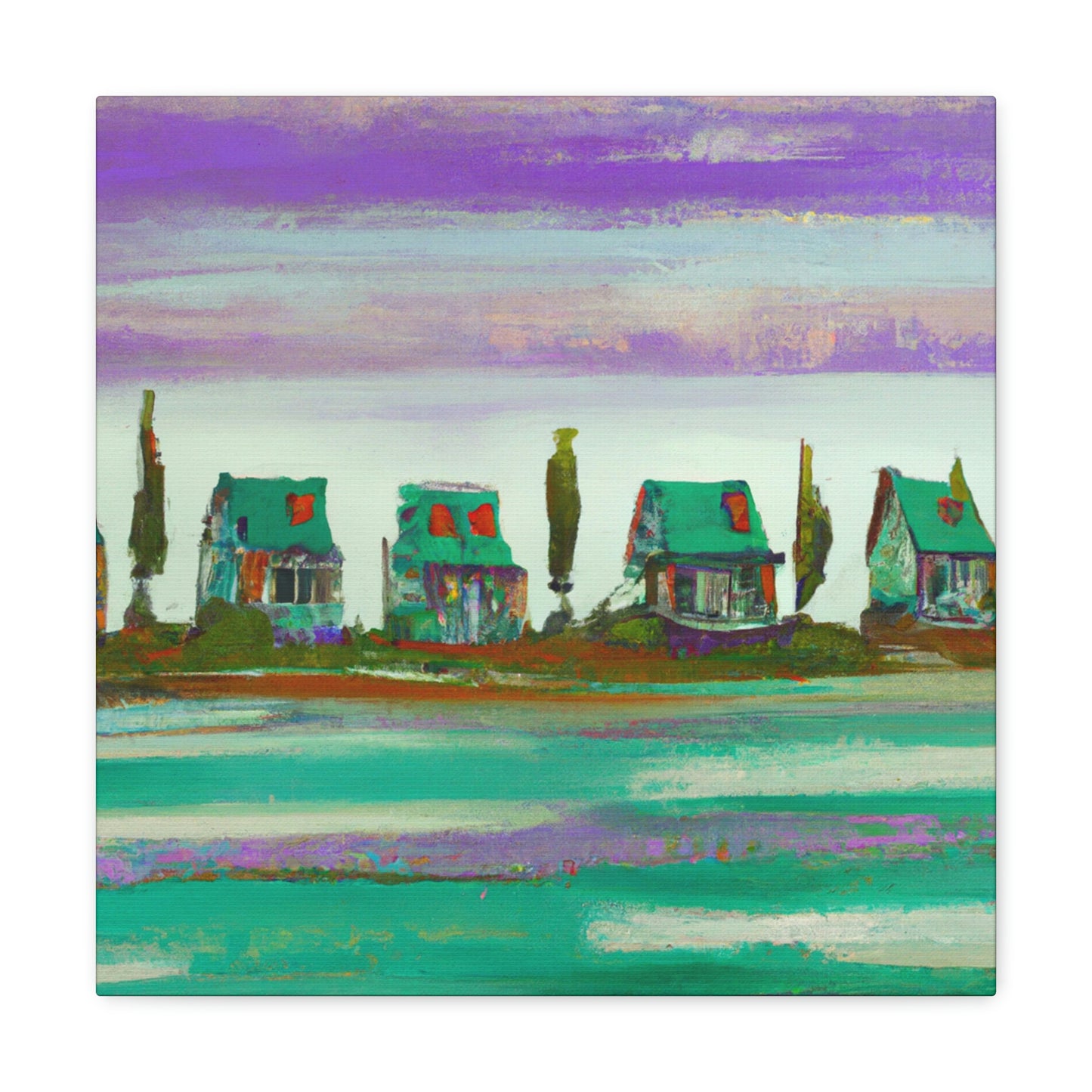 "Cottage by the Sea" - Canvas