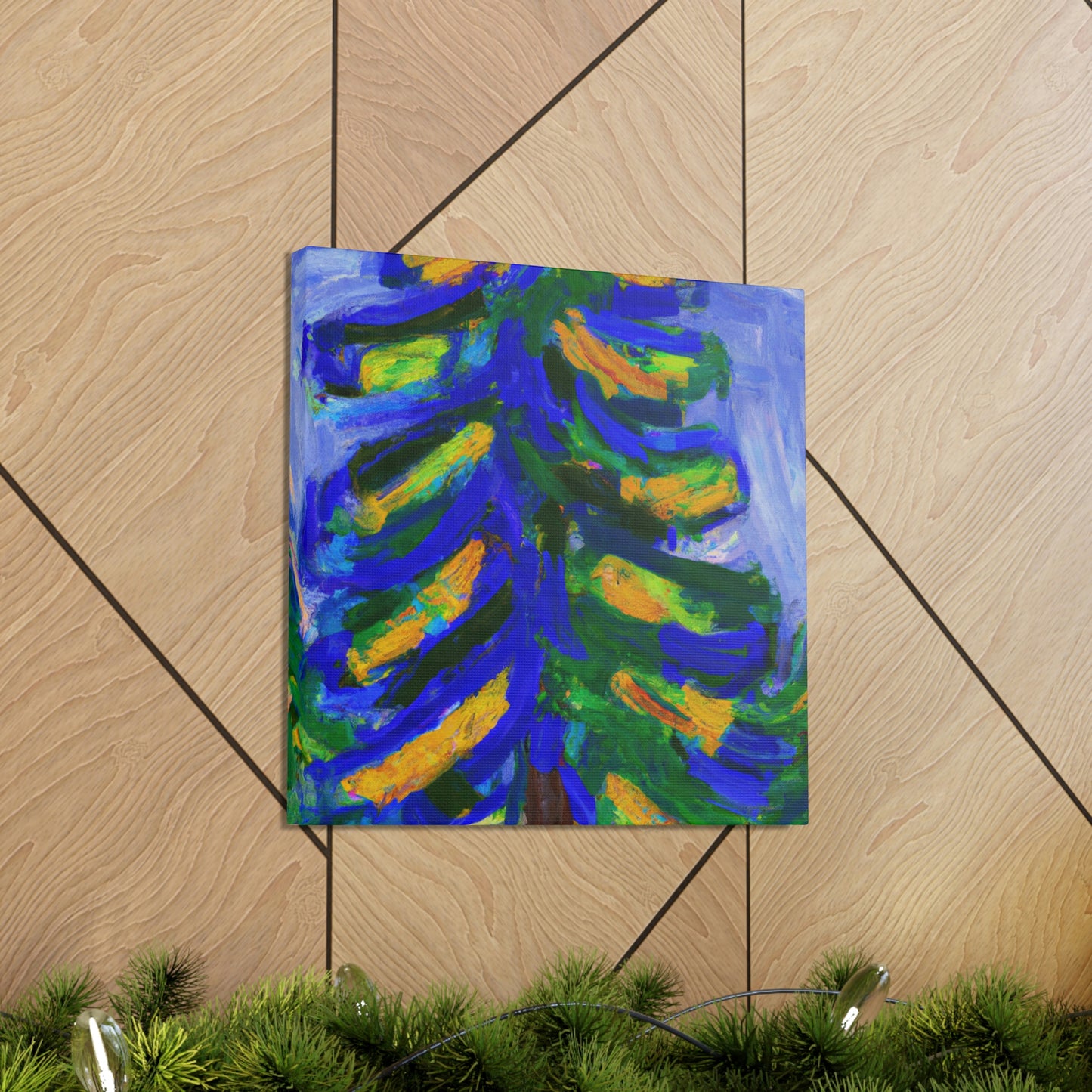 "Spruce Tree Expressionism" - Canvas